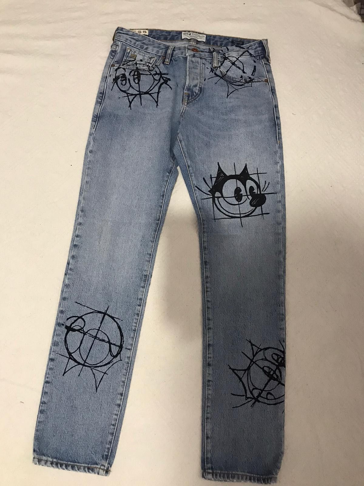 Scotch & Soda St48 - Scotch & Soda Ralston Felix Cat Denim Jean Size US 29 - 4 Thumbnail