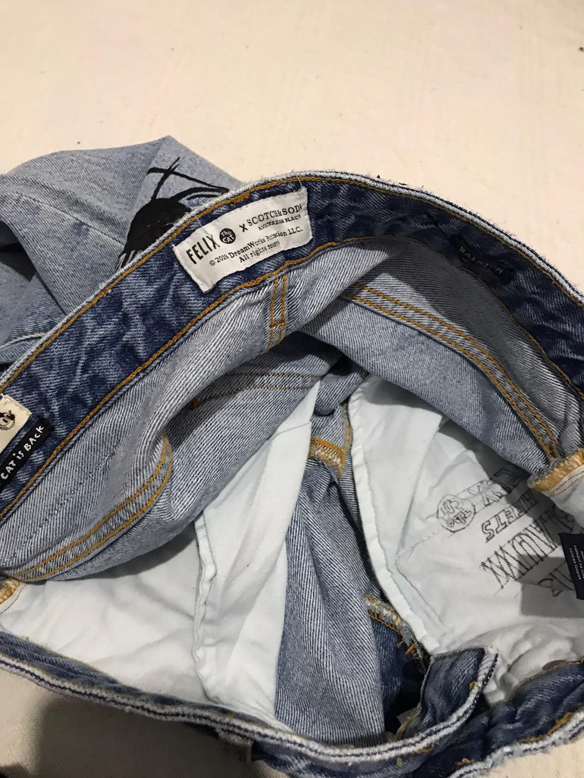 Scotch & Soda St48 - Scotch & Soda Ralston Felix Cat Denim Jean Size US 29 - 8 Thumbnail