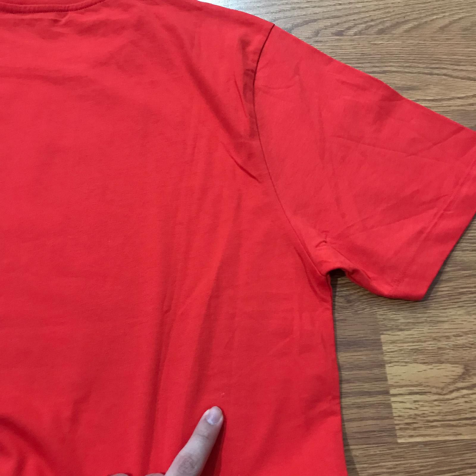 Gosha Rubchinskiy La24 - Gosha Rubchinskiy Red Dj Arrow T-Shirt Size US M / EU 48-50 / 2 - 5 Thumbnail