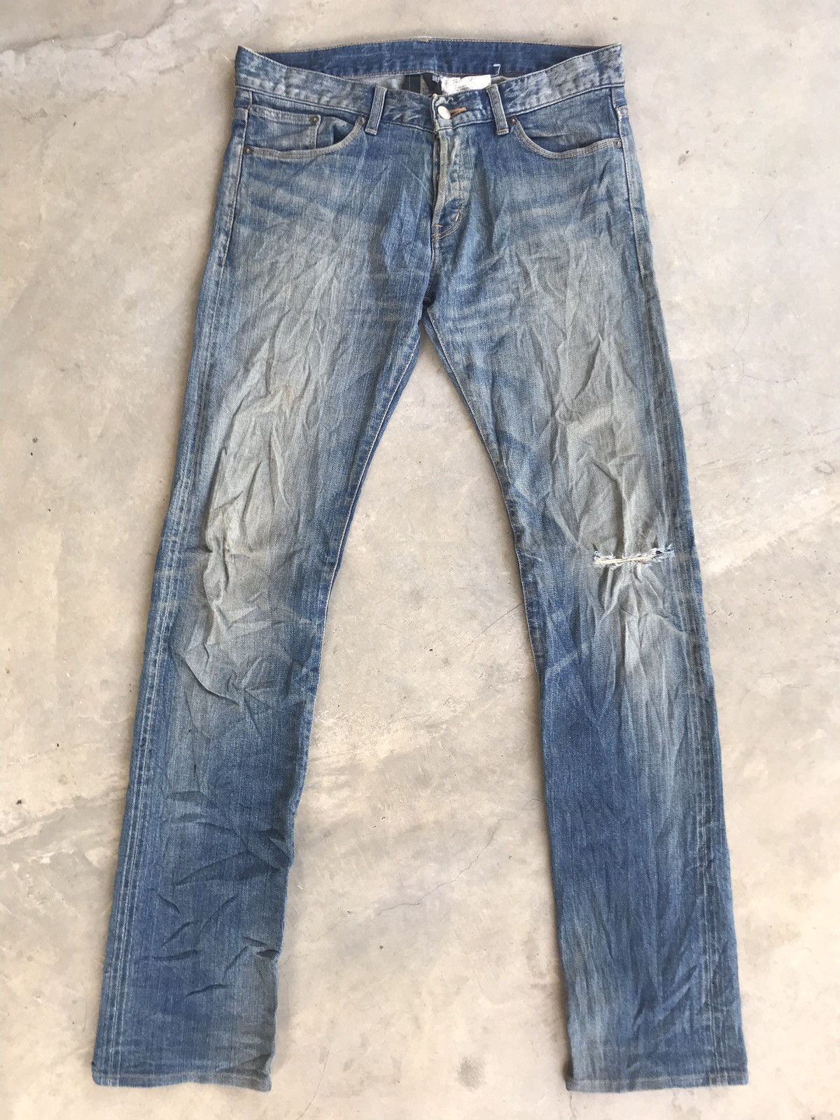 Fadeless × Japanese Brand Fadeless selvedge jeans skinny Size US 33 - 1 Thumbnail