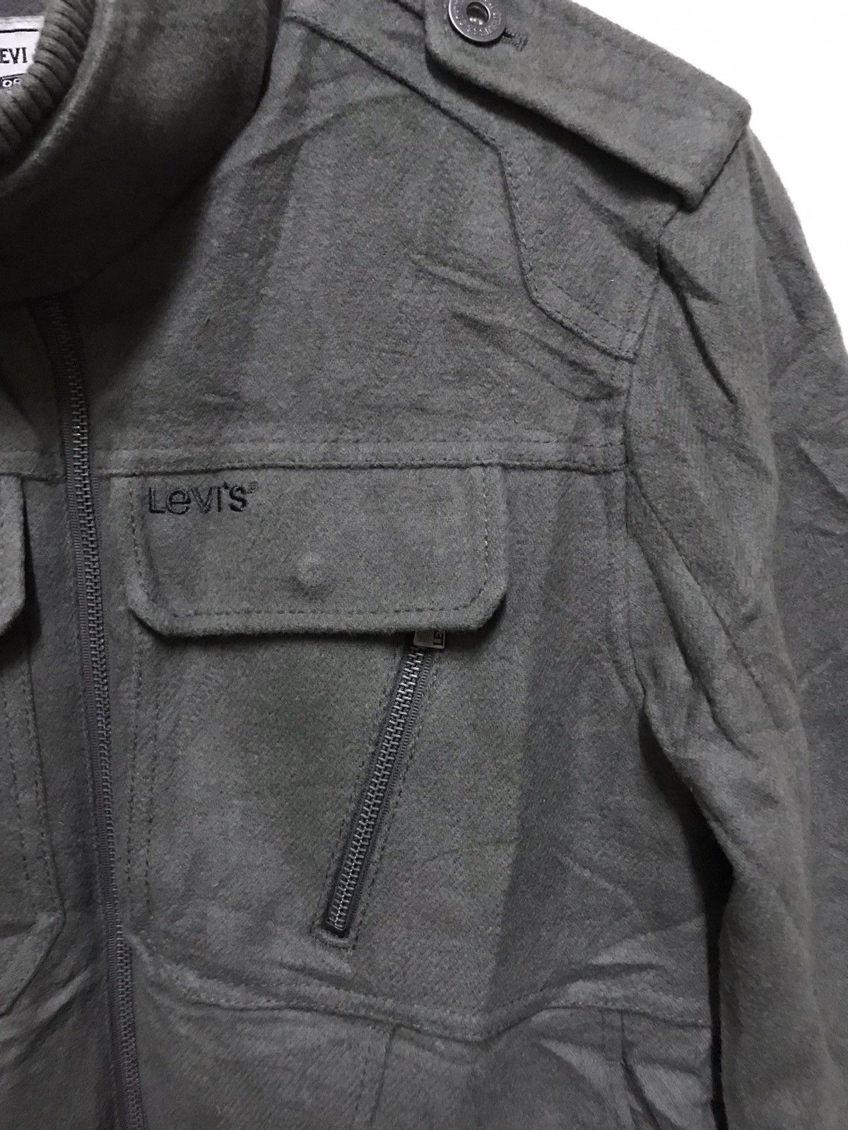 Levi's Levis Wool Jacket Military Style Size US M / EU 48-50 / 2 - 8 Thumbnail