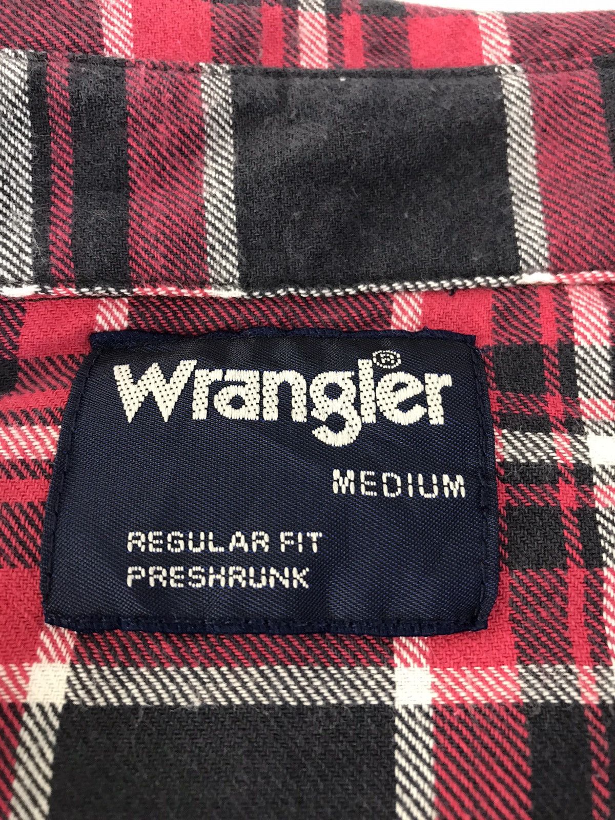 Flannel × Wrangler Vtg Flannel Wrangler Double Pocket Button Up Style Size US M / EU 48-50 / 2 - 8 Thumbnail
