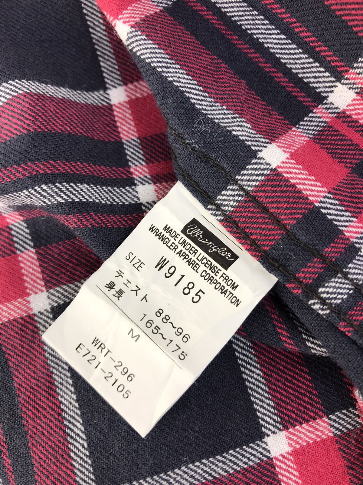 Flannel × Wrangler Vtg Flannel Wrangler Double Pocket Button Up Style Size US M / EU 48-50 / 2 - 9 Thumbnail