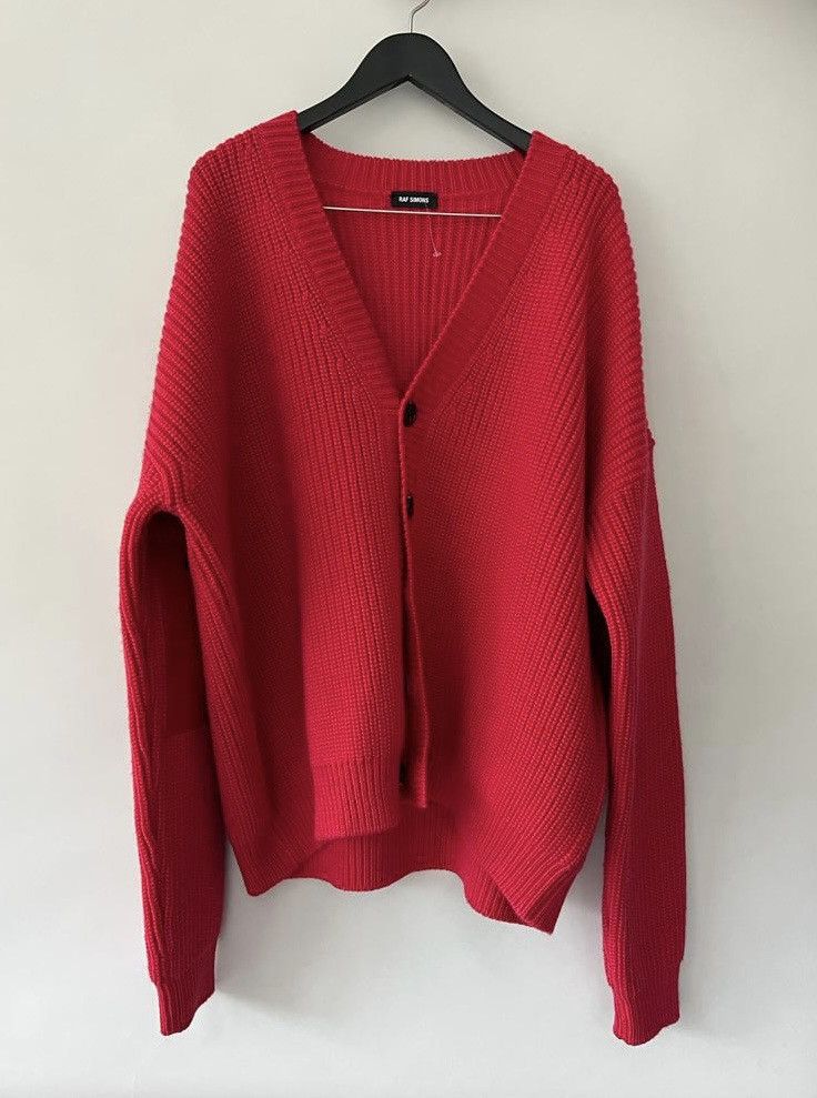Raf Simons Raf Simons Wool Cardigan With Leather Patches Size US S / EU 44-46 / 1 - 4 Thumbnail