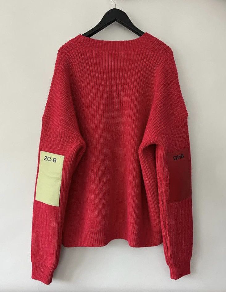 Raf Simons Raf Simons Wool Cardigan With Leather Patches Size US S / EU 44-46 / 1 - 5 Thumbnail