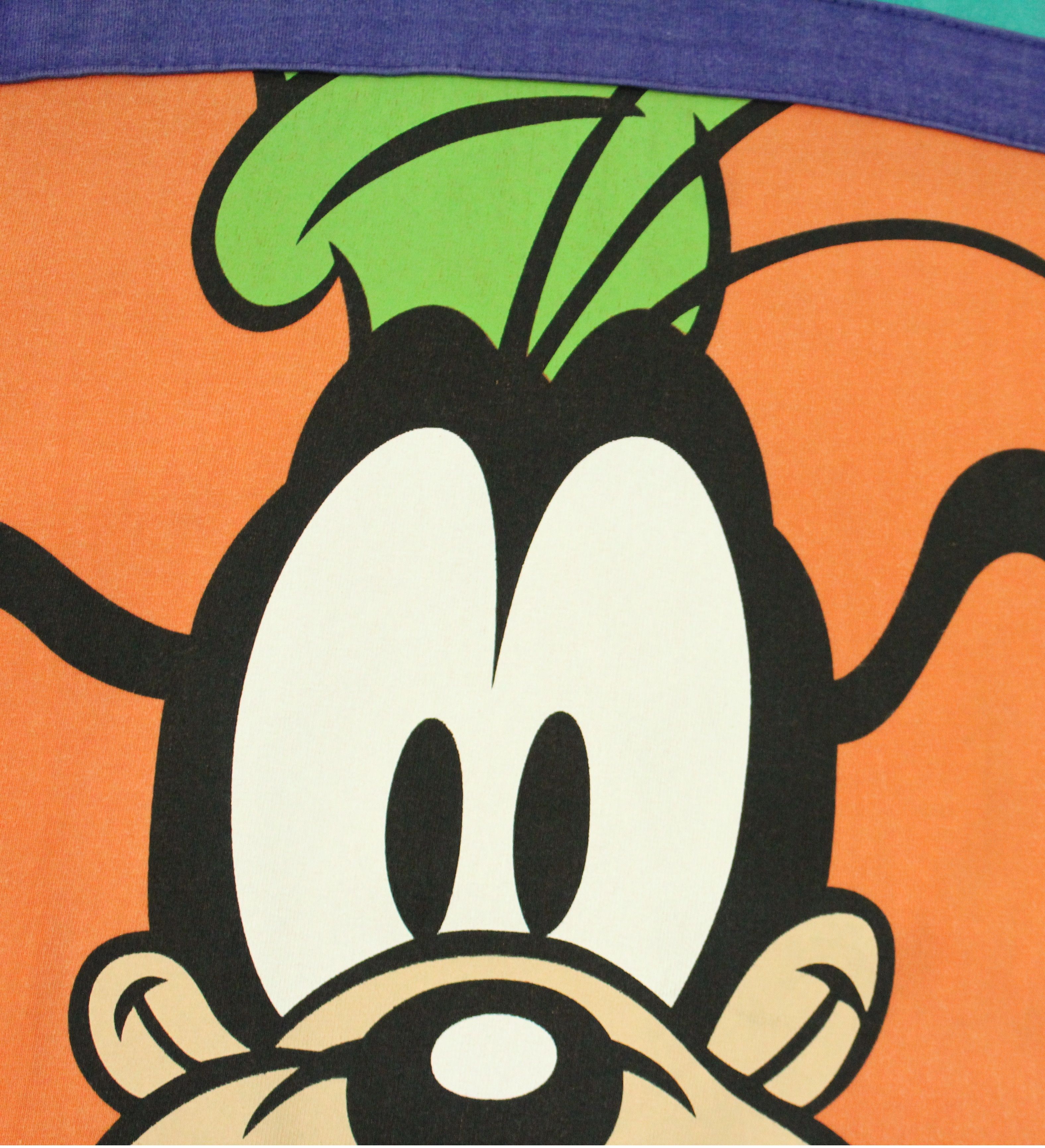 Cartoon Network × Disney × Vintage Vintage GOOFY T Shirt Patchwork Big Print Walt Disney Size US L / EU 52-54 / 3 - 8 Thumbnail