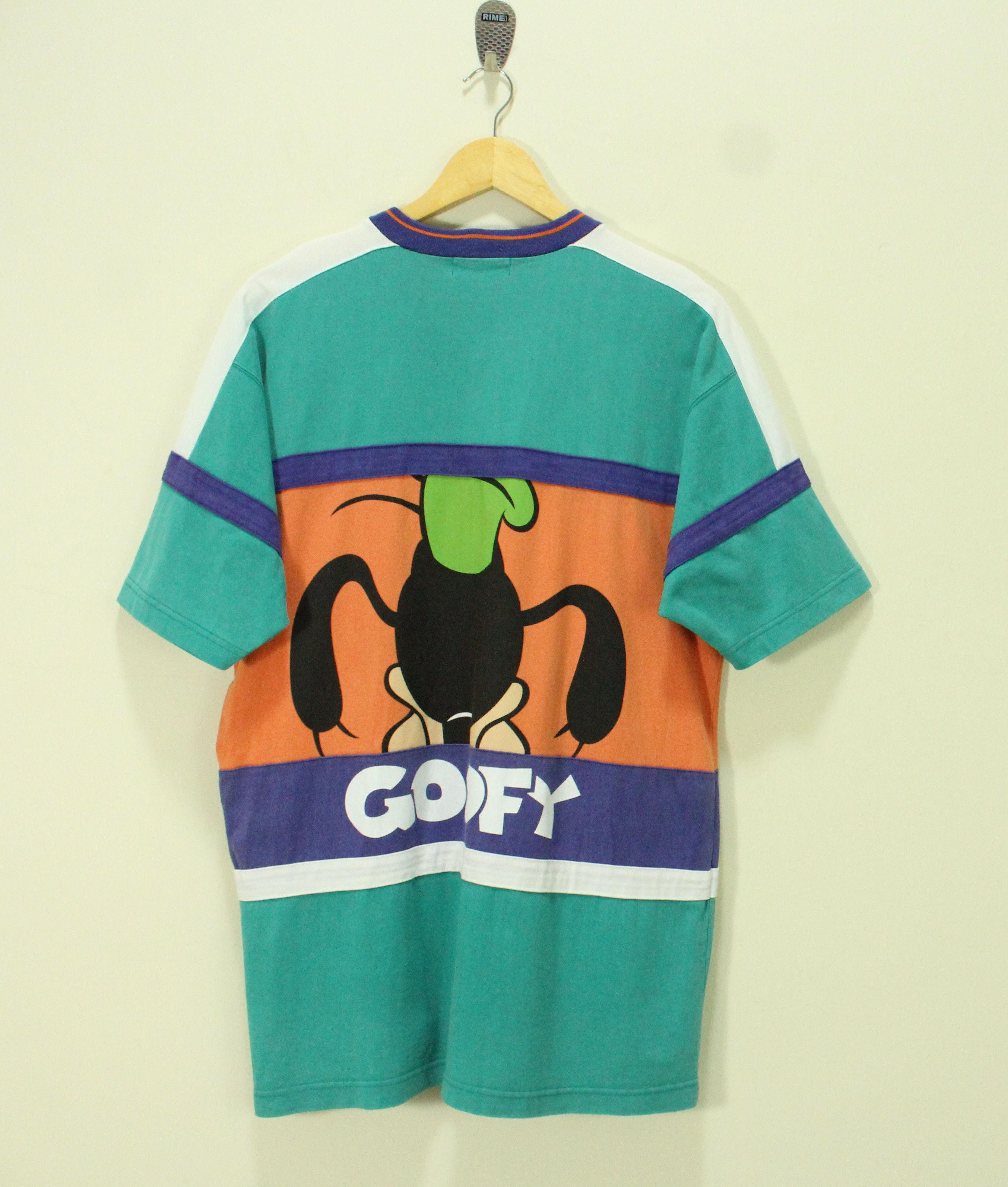 Cartoon Network × Disney × Vintage Vintage GOOFY T Shirt Patchwork Big Print Walt Disney Size US L / EU 52-54 / 3 - 3 Thumbnail
