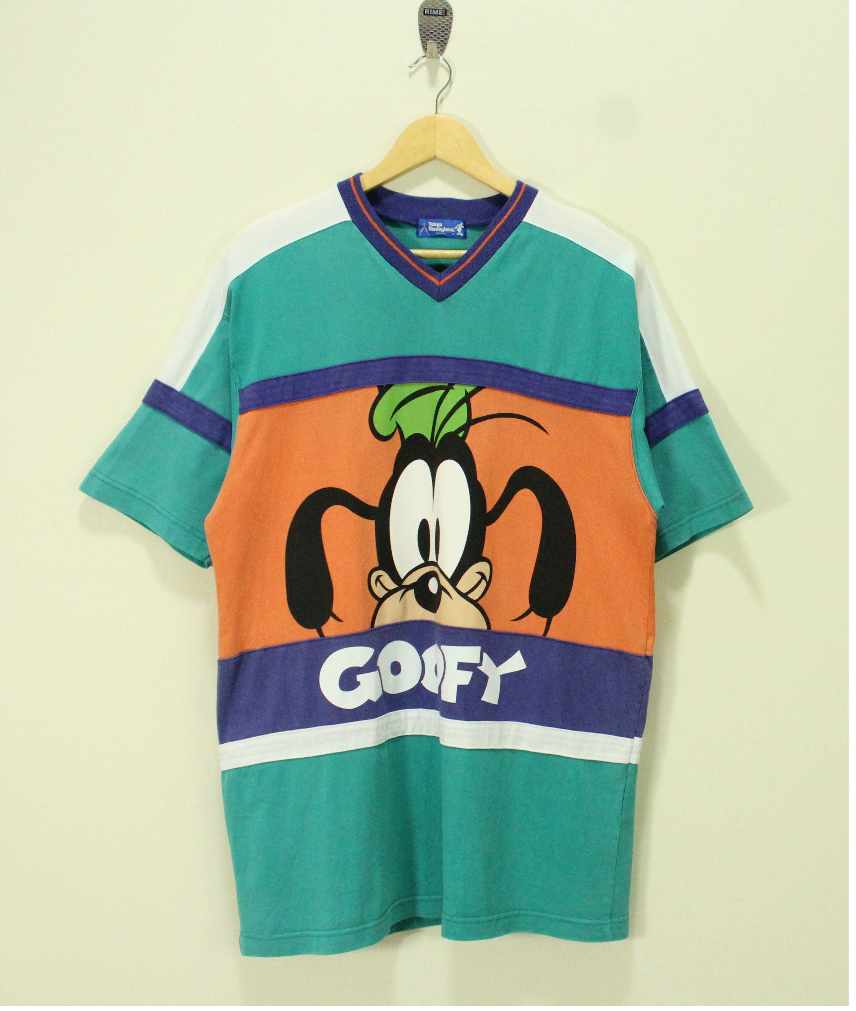 Cartoon Network × Disney × Vintage Vintage GOOFY T Shirt Patchwork Big Print Walt Disney Size US L / EU 52-54 / 3 - 1 Thumbnail