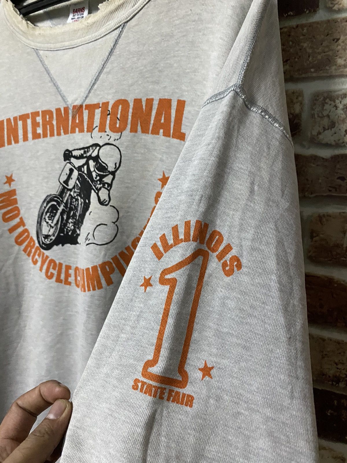 Vintage RARE🔥VINTAGE INTERNATIONAL MOTORCYCLE CHAMPIONSHIP SWEATER Size US L / EU 52-54 / 3 - 3 Thumbnail