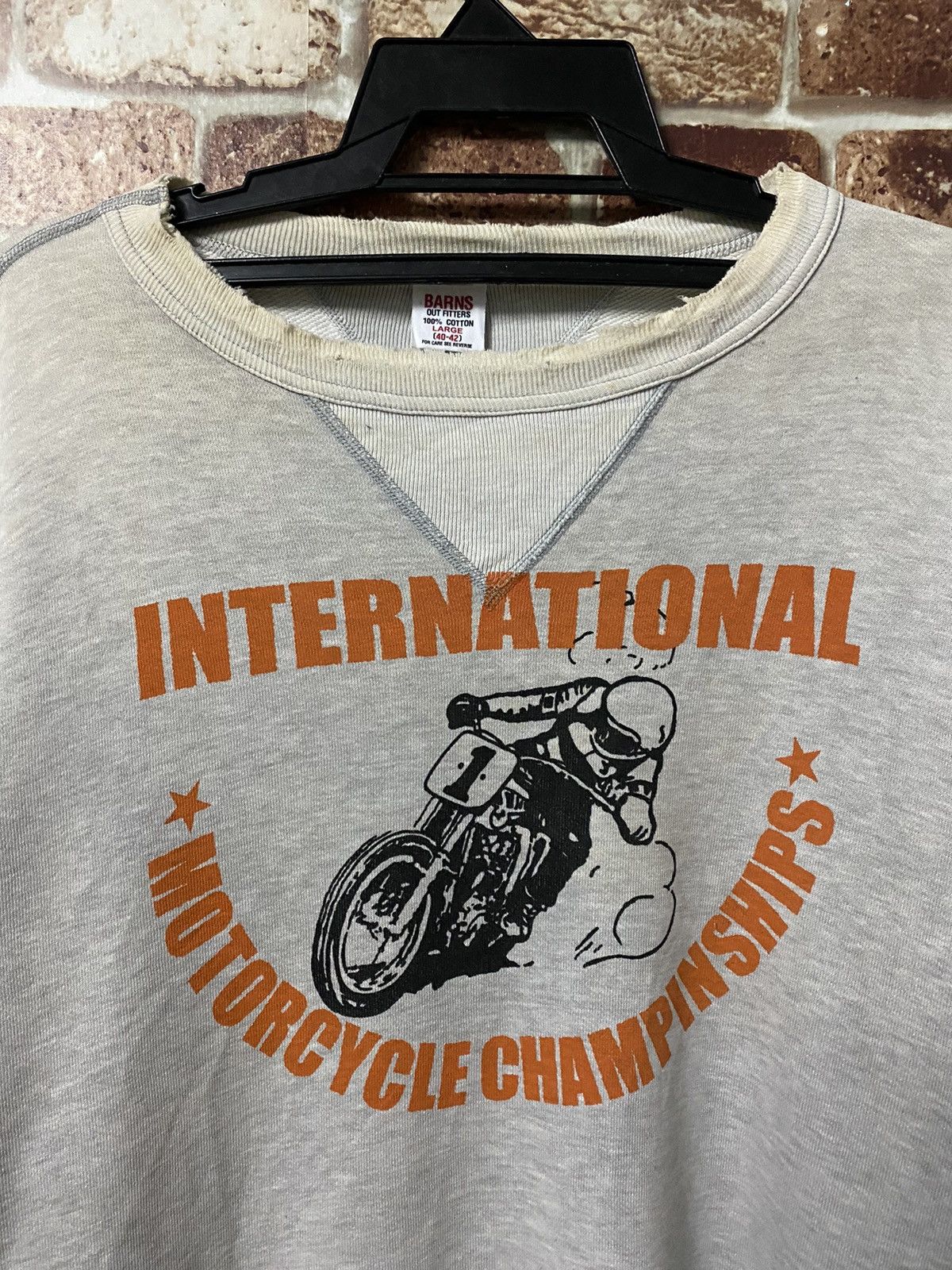 Vintage RARE🔥VINTAGE INTERNATIONAL MOTORCYCLE CHAMPIONSHIP SWEATER Size US L / EU 52-54 / 3 - 2 Thumbnail