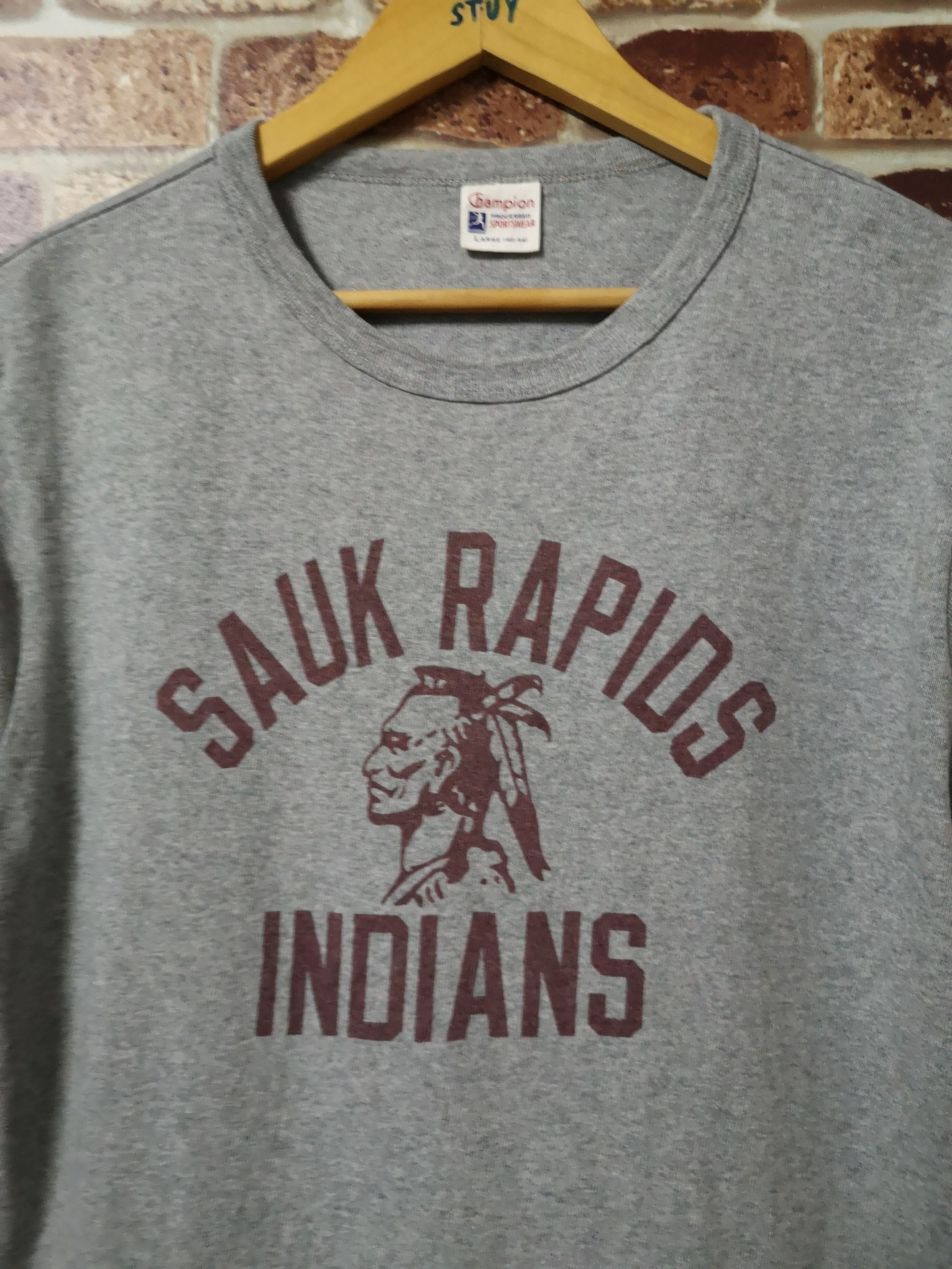 Champion × Vintage Vintage Champion "Sauk Rapids Indians" Size US L / EU 52-54 / 3 - 2 Thumbnail
