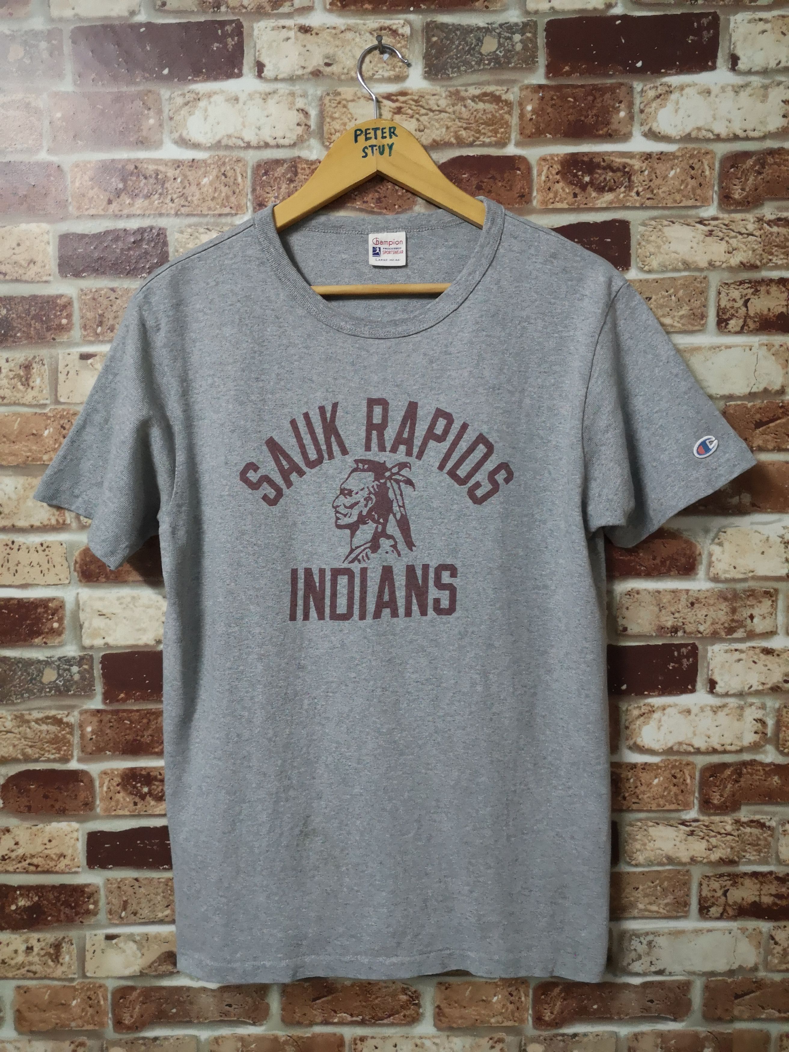 Champion × Vintage Vintage Champion "Sauk Rapids Indians" Size US L / EU 52-54 / 3 - 1 Thumbnail