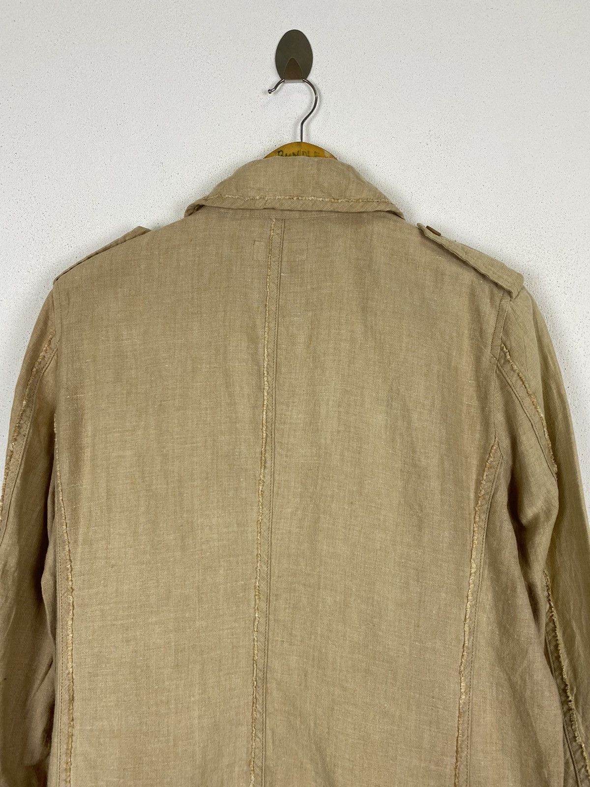 Designer × Japanese Brand SOUTIENCOL LINEN JACKET by TOSHIHIKO MURA Size US M / EU 48-50 / 2 - 7 Thumbnail