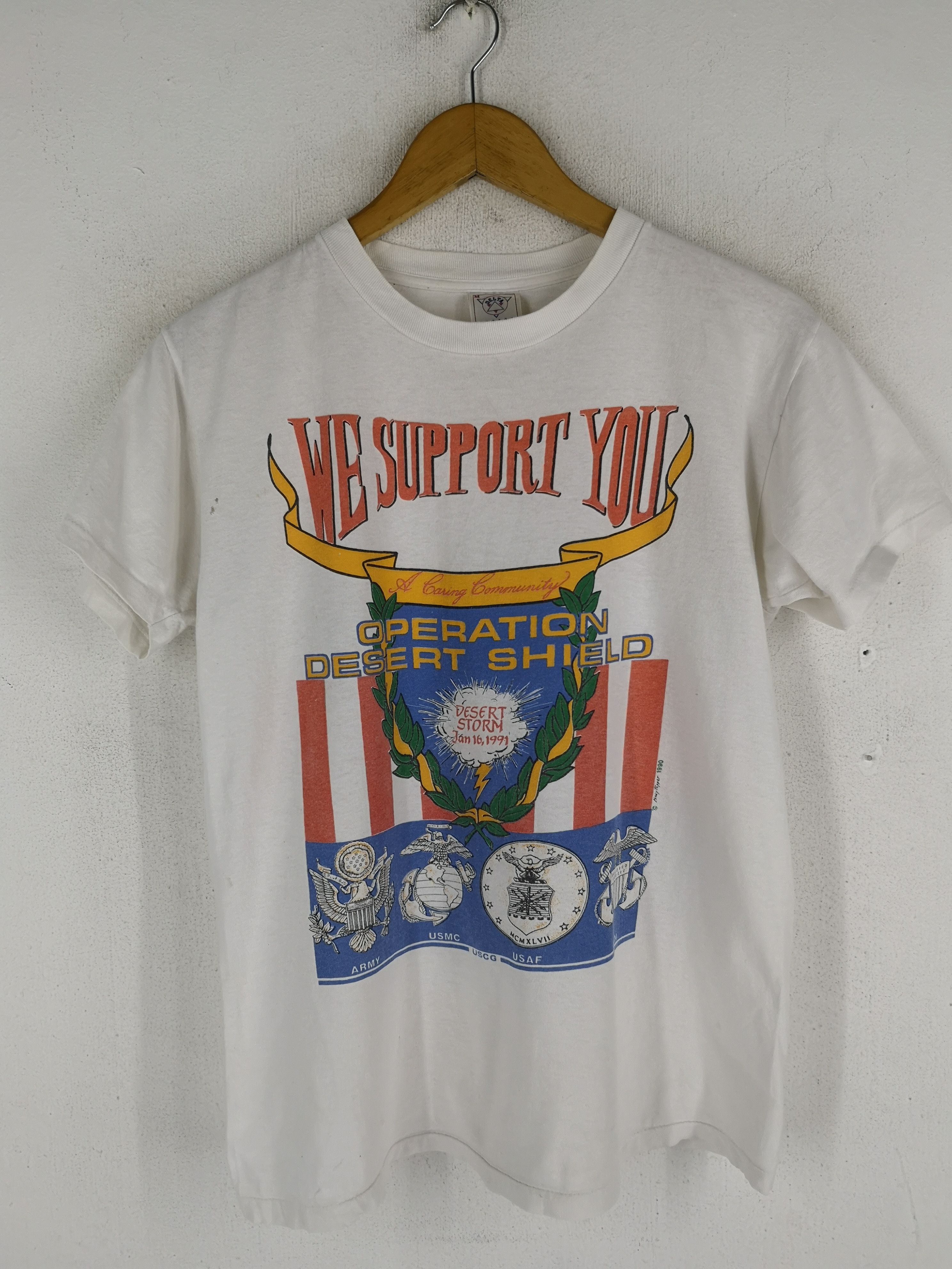 Vintage Vintage Desert Storm 1991 Tee Size US M / EU 48-50 / 2 - 1 Thumbnail