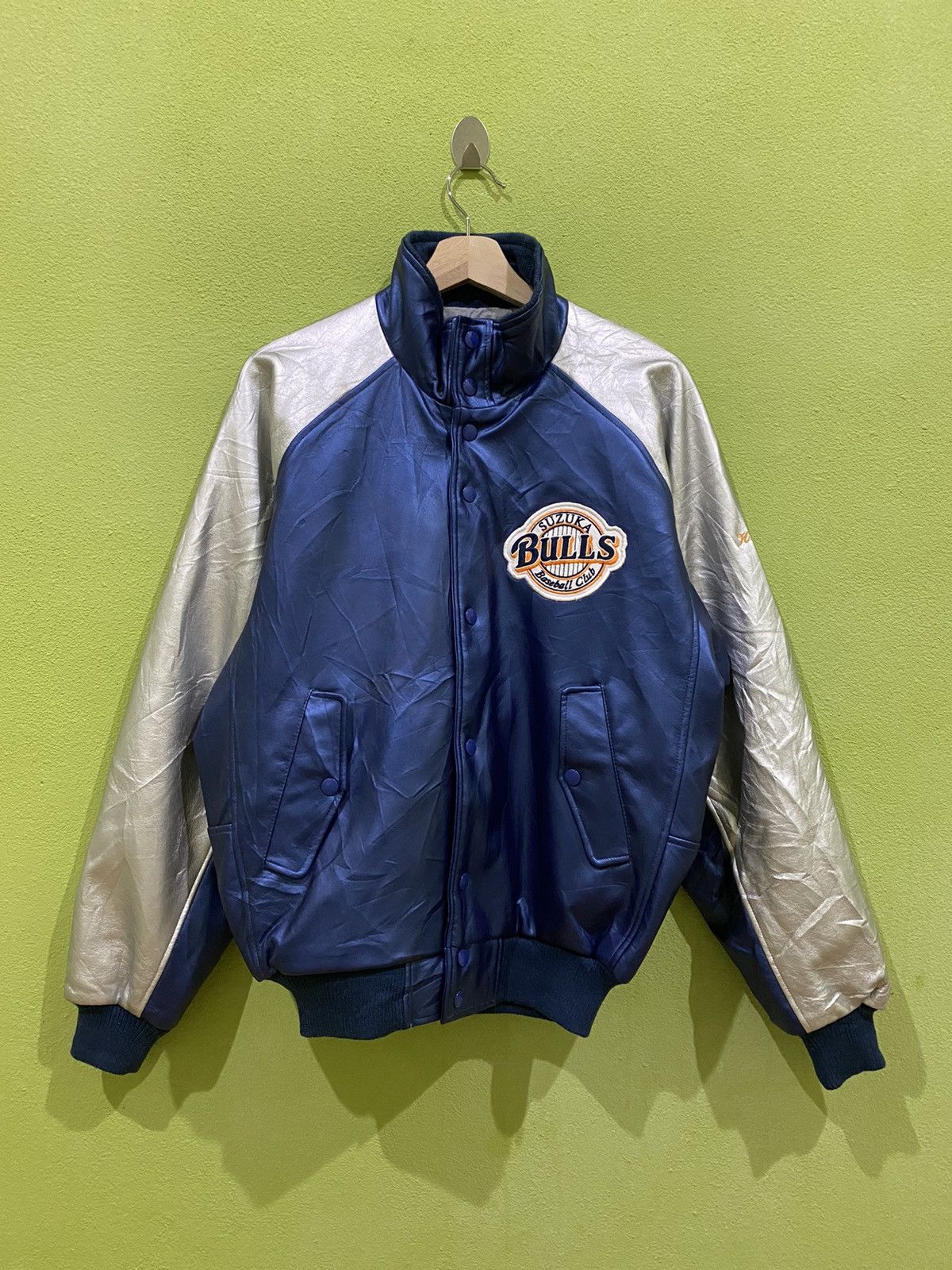 MLB × Mizuno Vintage Mizuno x Suzuka Bulls Baseball Club Varsity Jacket Size US L / EU 52-54 / 3 - 1 Thumbnail