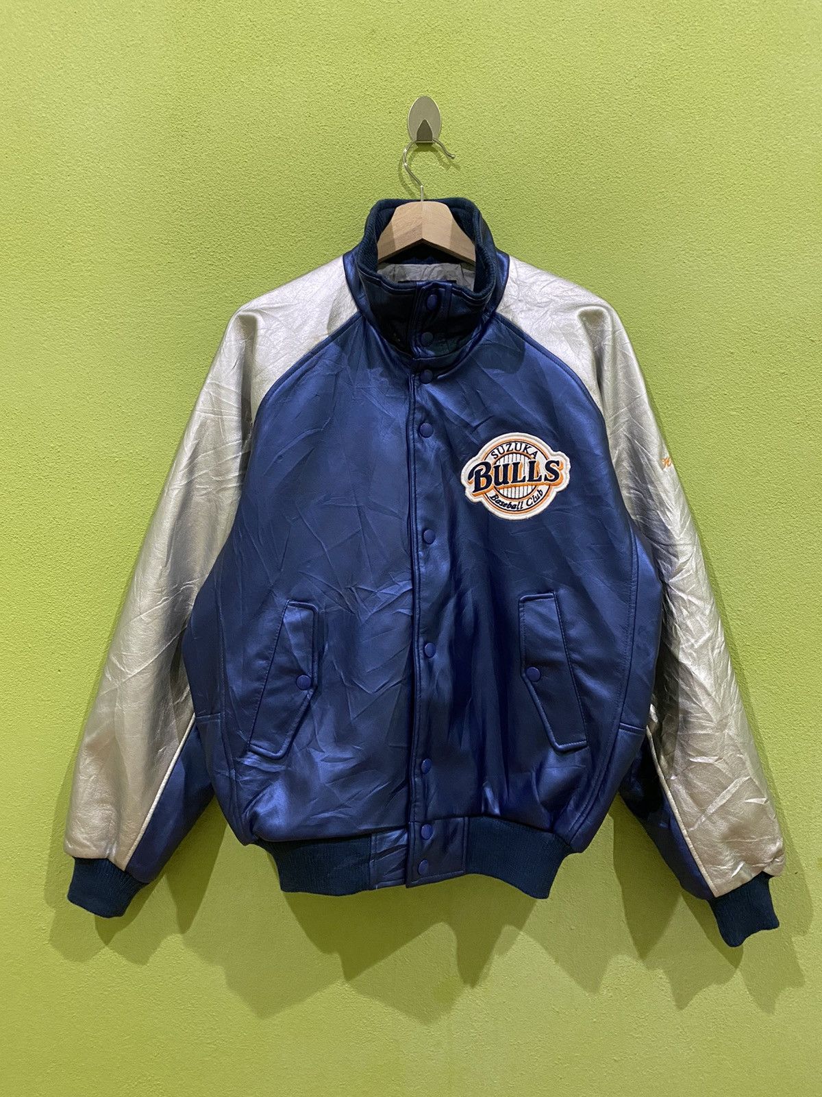 MLB × Mizuno Vintage Mizuno x Suzuka Bulls Baseball Club Varsity Jacket Size US L / EU 52-54 / 3 - 2 Thumbnail