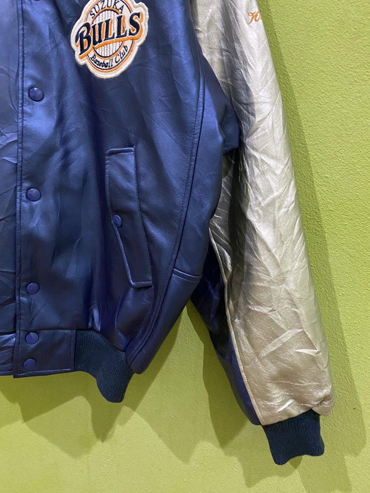 MLB × Mizuno Vintage Mizuno x Suzuka Bulls Baseball Club Varsity Jacket Size US L / EU 52-54 / 3 - 4 Thumbnail