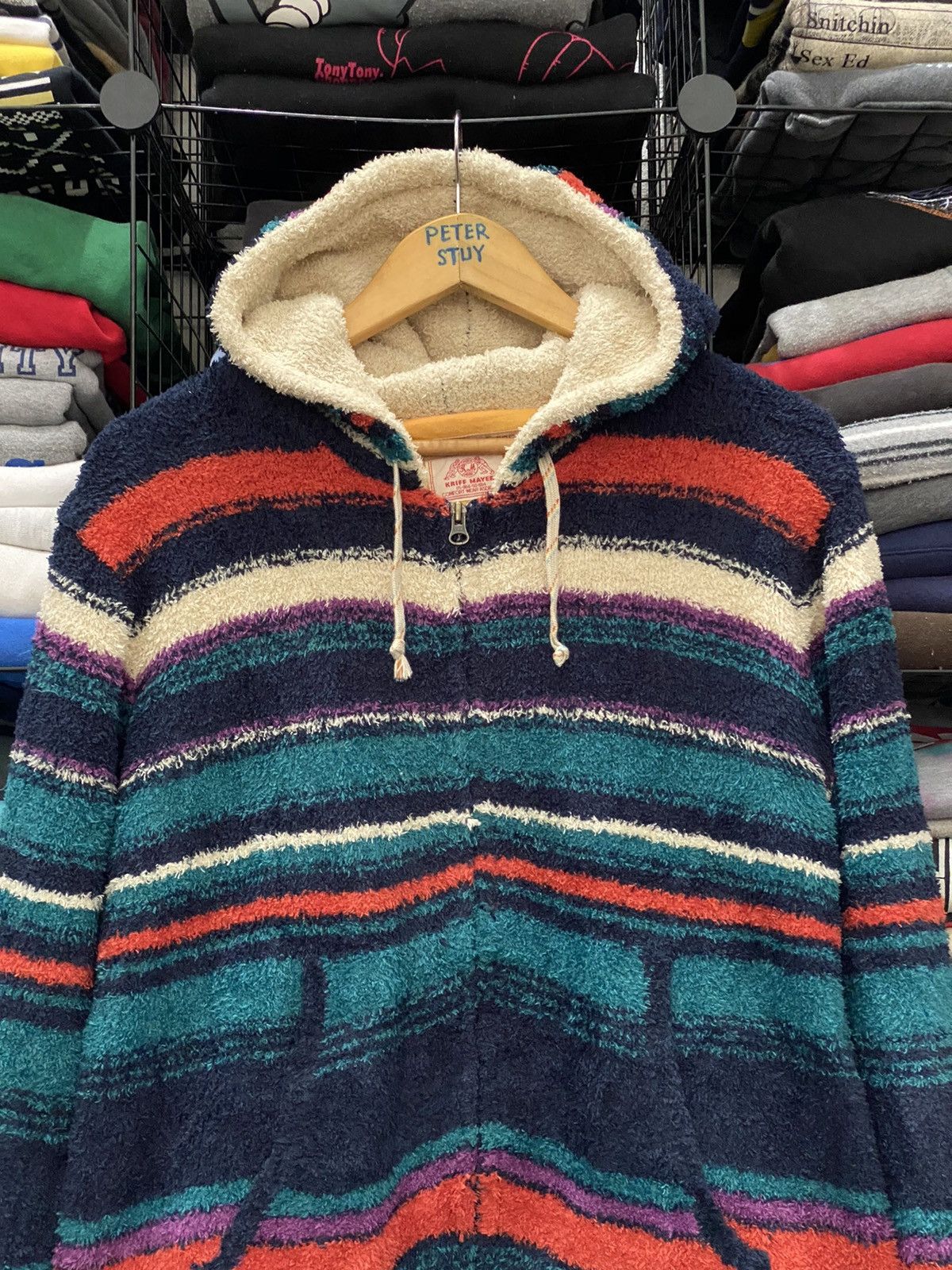 Designer × Japanese Brand KRIFF MAYER FLEECE HOODIES Size US L / EU 52-54 / 3 - 4 Thumbnail