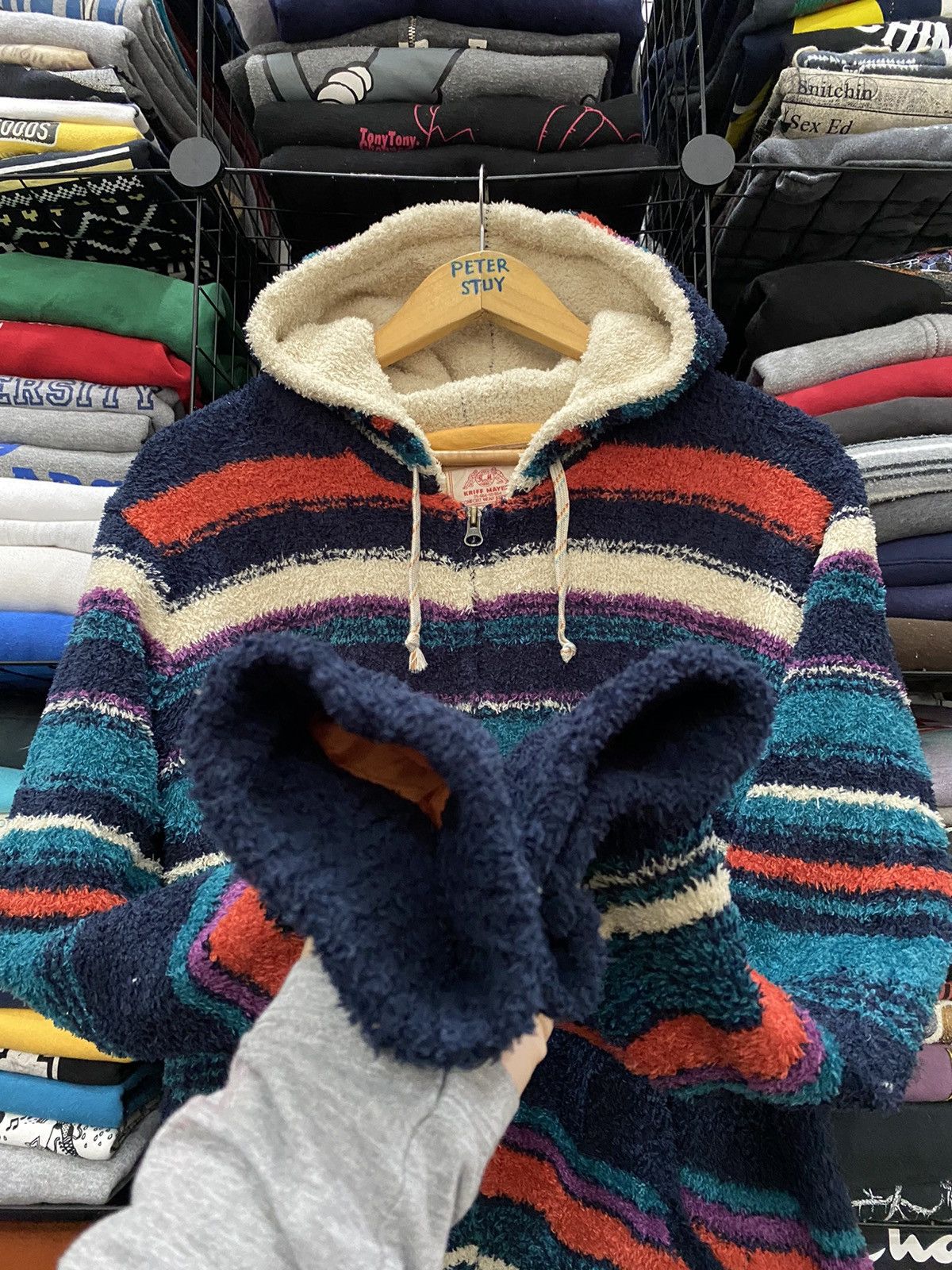 Designer × Japanese Brand KRIFF MAYER FLEECE HOODIES Size US L / EU 52-54 / 3 - 6 Thumbnail