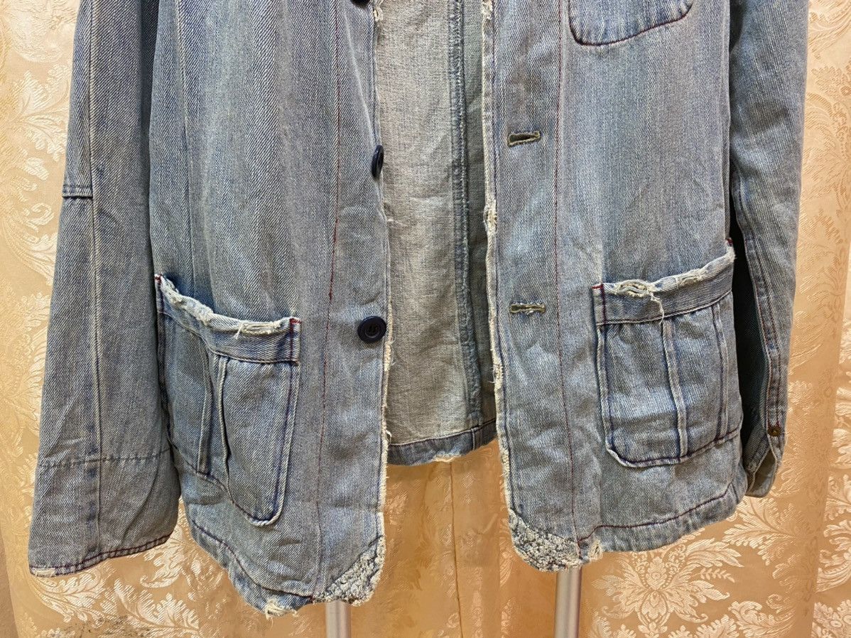Denime Sky Bomber 391B08 Distress Denime Jacket Size US M / EU 48-50 / 2 - 5 Thumbnail