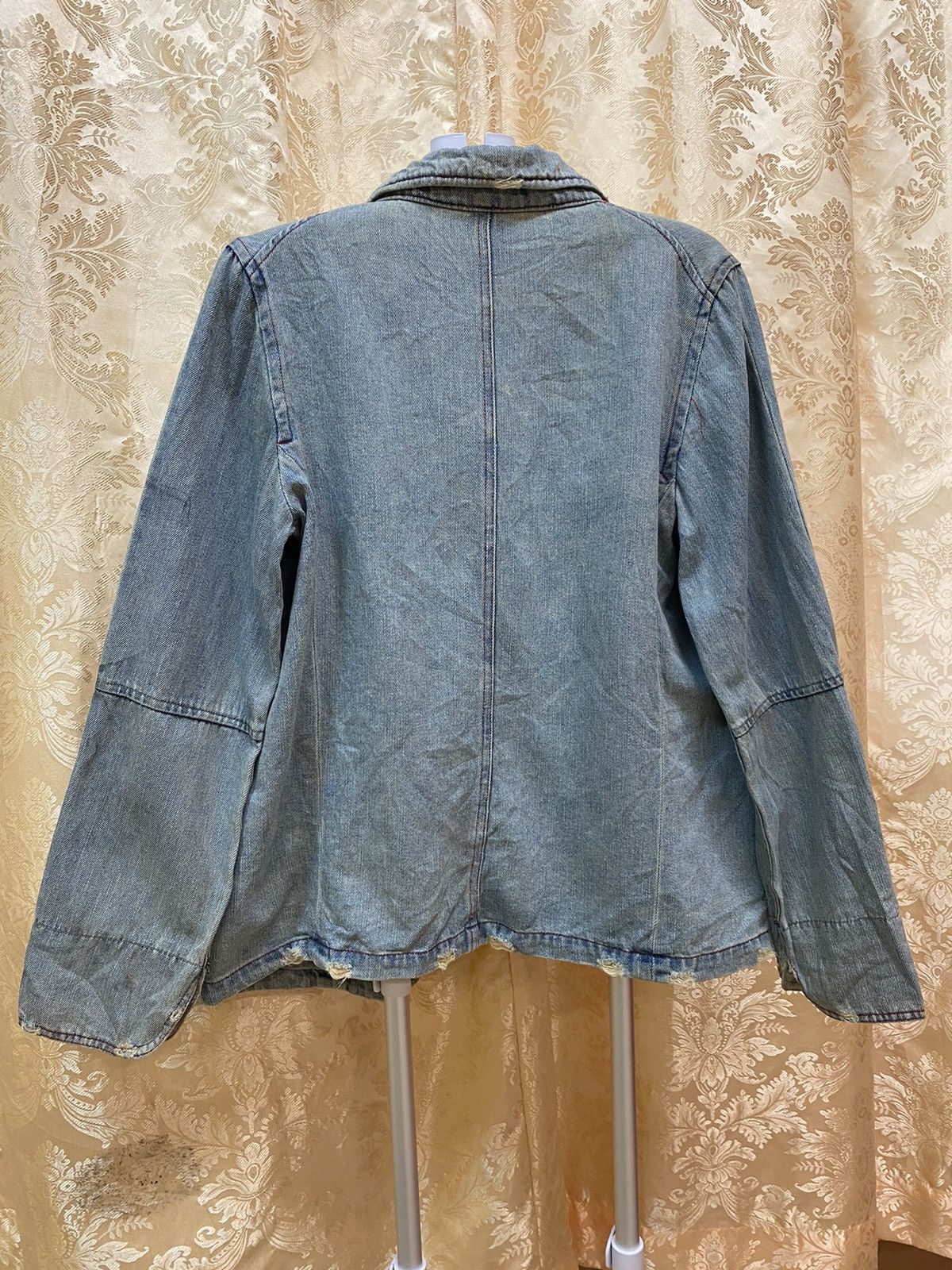 Denime Sky Bomber 391B08 Distress Denime Jacket Size US M / EU 48-50 / 2 - 3 Thumbnail