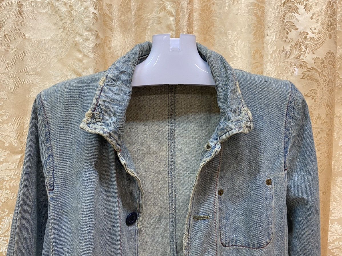 Denime Sky Bomber 391B08 Distress Denime Jacket Size US M / EU 48-50 / 2 - 4 Thumbnail