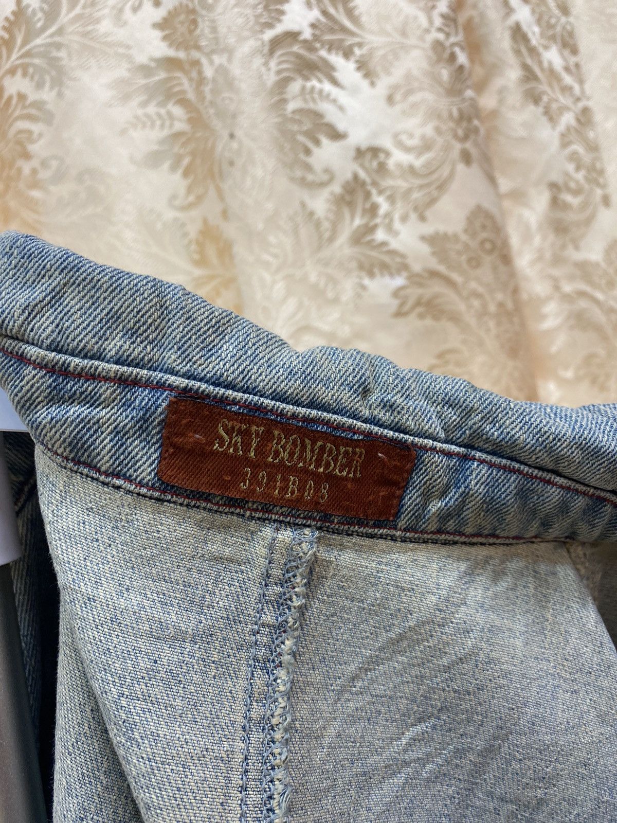 Denime Sky Bomber 391B08 Distress Denime Jacket Size US M / EU 48-50 / 2 - 7 Thumbnail