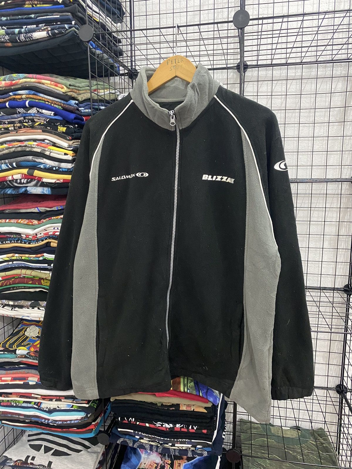 Salomon Vintage Bridgestone Fleece Sweater Size US L / EU 52-54 / 3 - 1 Thumbnail