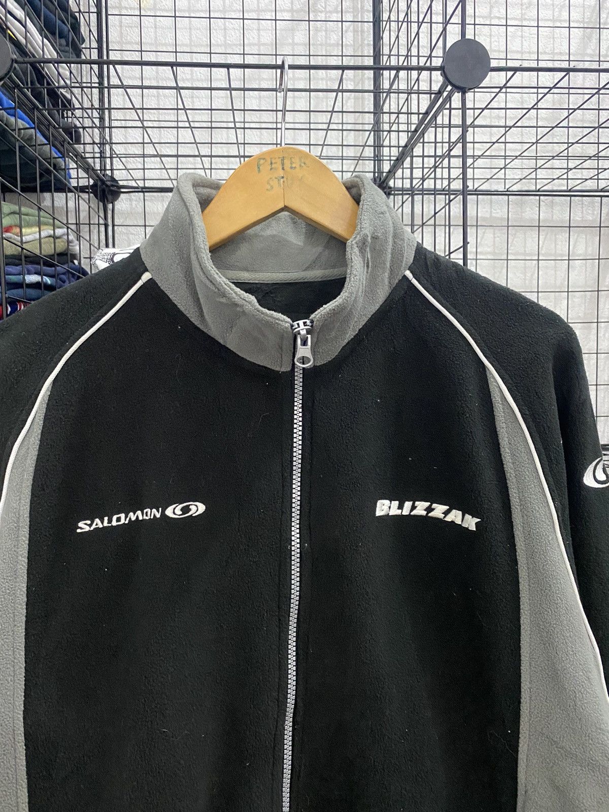 Salomon Vintage Bridgestone Fleece Sweater Size US L / EU 52-54 / 3 - 4 Thumbnail