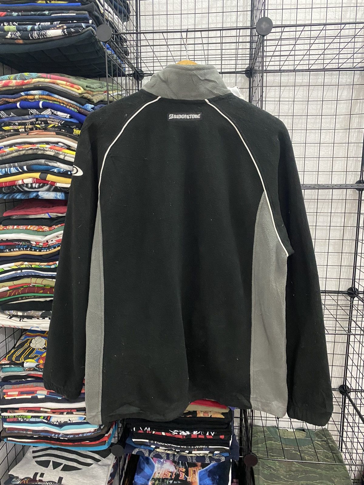 Salomon Vintage Bridgestone Fleece Sweater Size US L / EU 52-54 / 3 - 3 Thumbnail