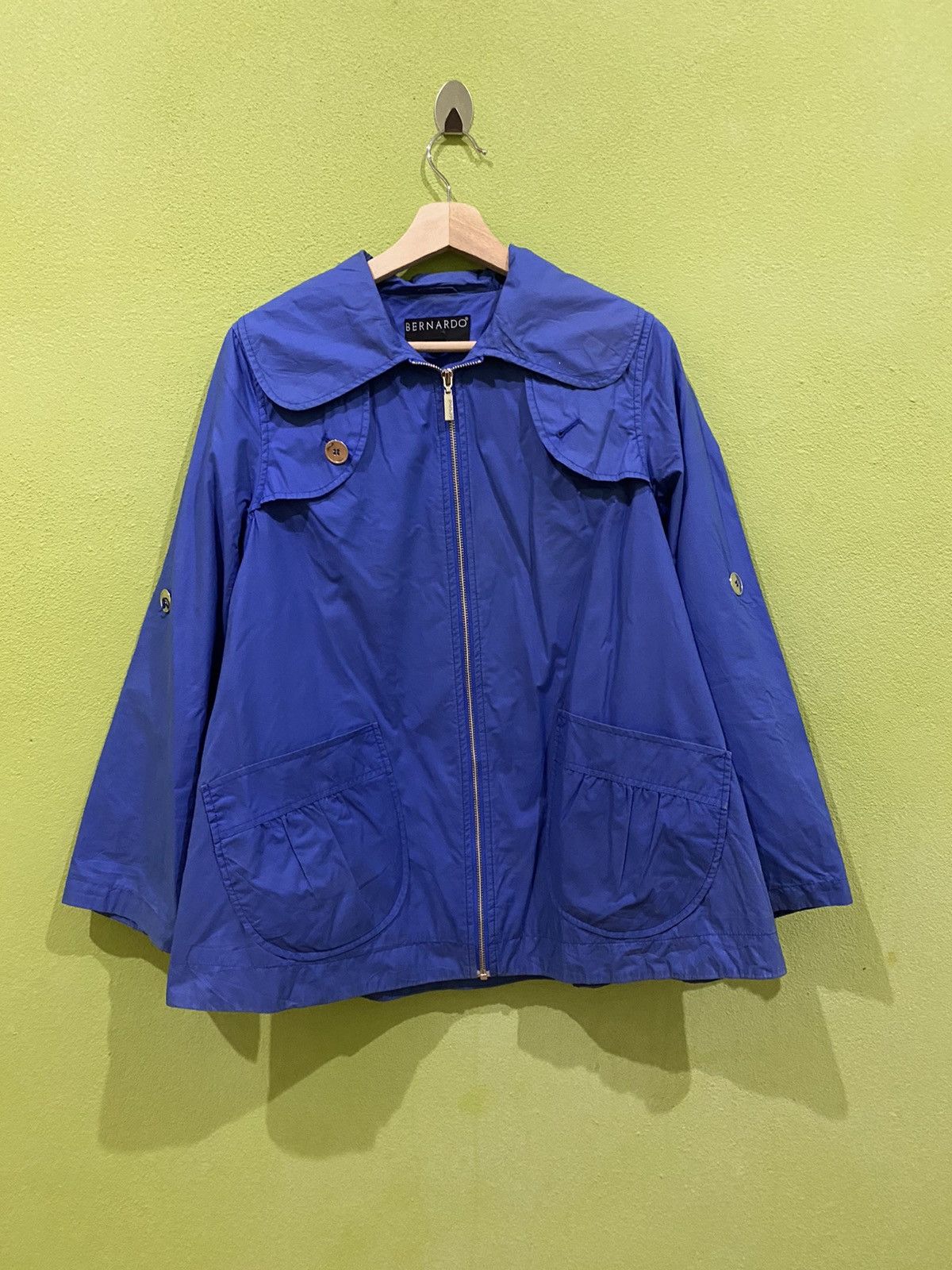 Japanese Brand BERNARDO ZIPPER JACKET NICE DESIGN FOR WOMEN Size US M / EU 48-50 / 2 - 1 Thumbnail