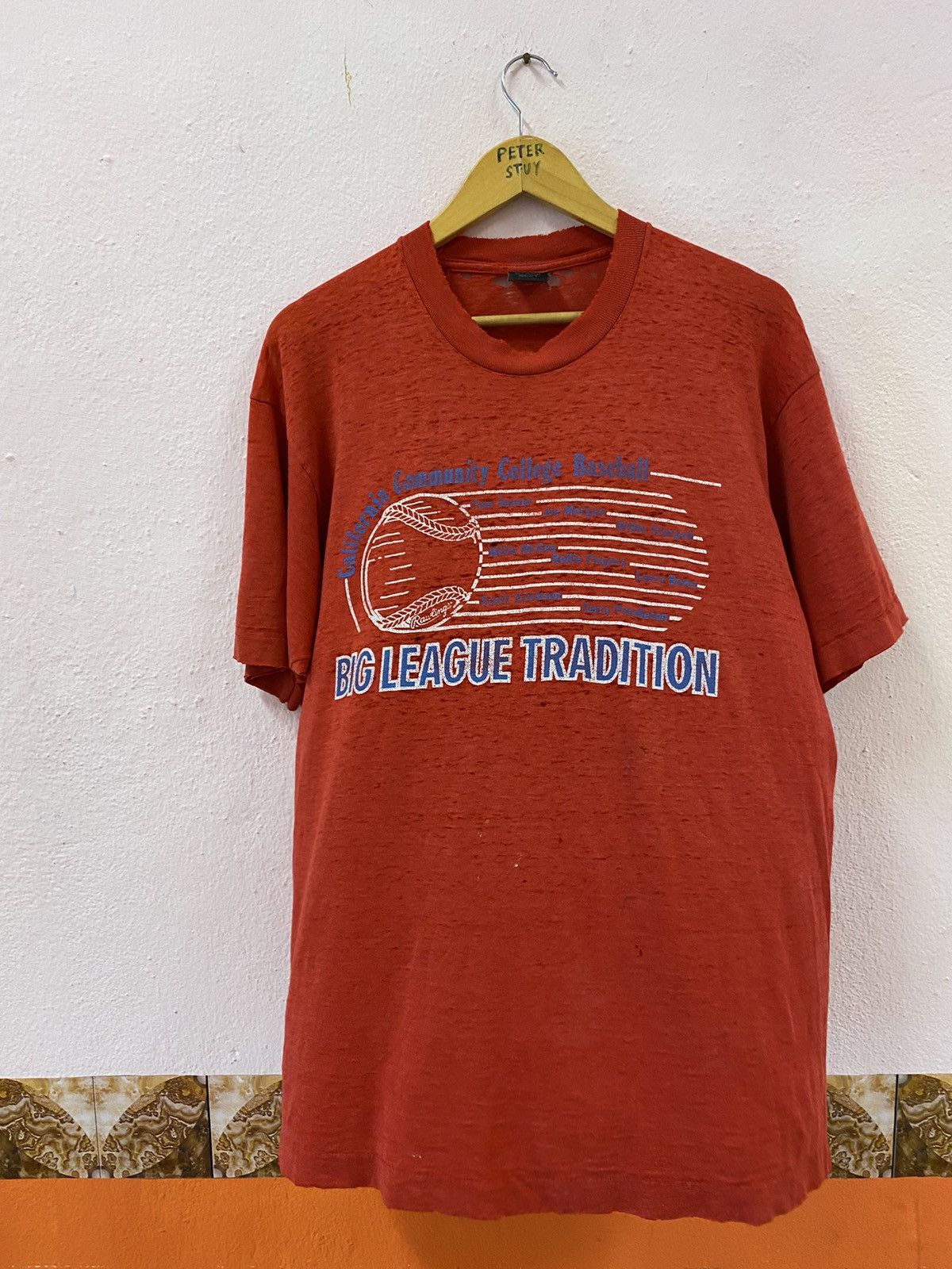 MLB × Vintage Vintage Fans Shirt California Community Baseball Size US XL / EU 56 / 4 - 1 Thumbnail