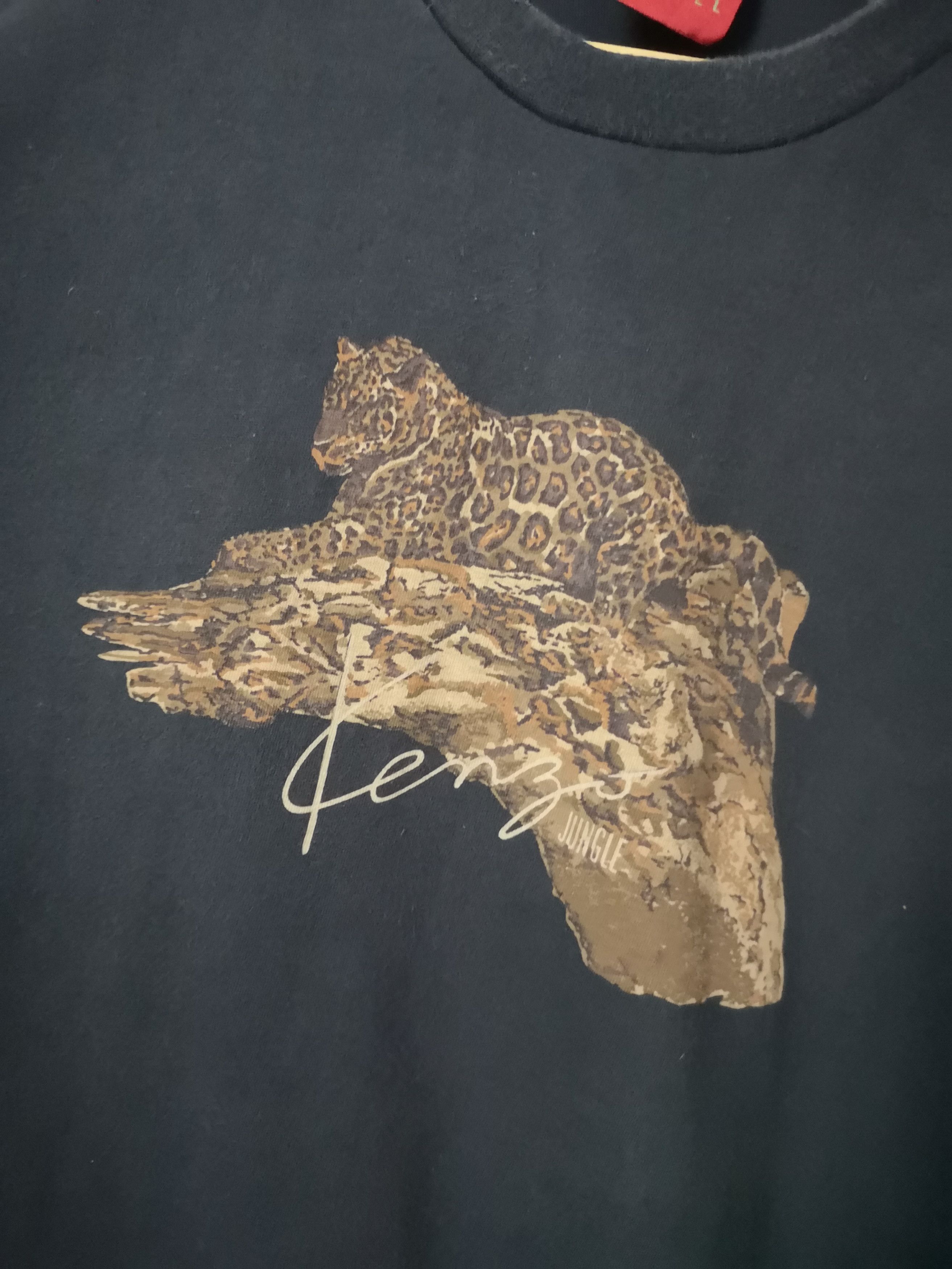Designer × Kenzo × Vintage Vintage Kenzo Jungle Tee Size US L / EU 52-54 / 3 - 2 Thumbnail