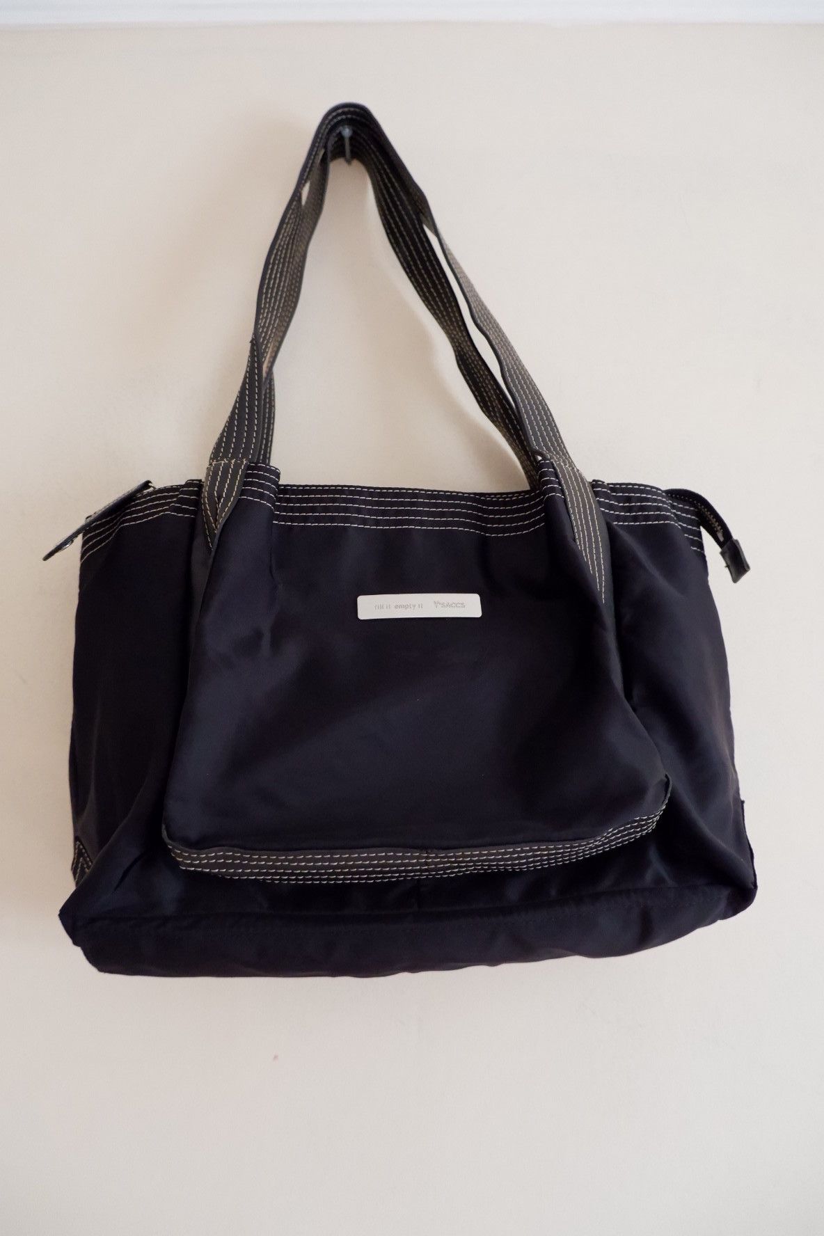Yohji Yamamoto Vintage Y'saccs fill it empty shoulder bag Size ONE SIZE - 1 Thumbnail