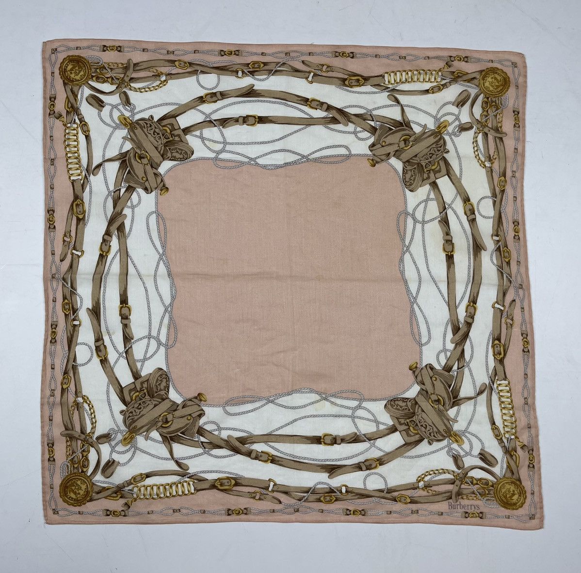 Burberry × Vintage burberry bandana handkerchief neckerchief scarf Size ONE SIZE - 2 Thumbnail