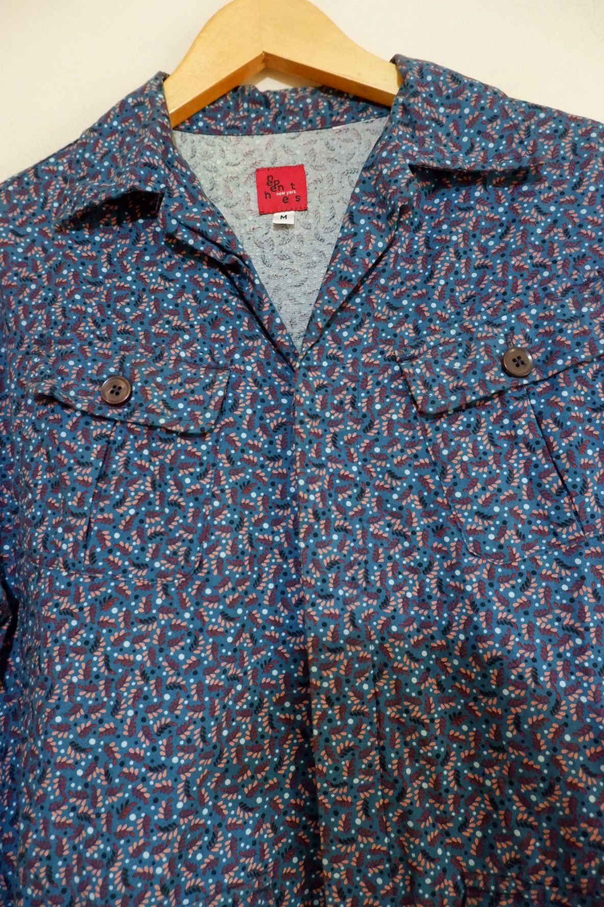 Needles Nepethes Multi Pocket Utility Camp Collar Shirt Size US M / EU 48-50 / 2 - 3 Thumbnail
