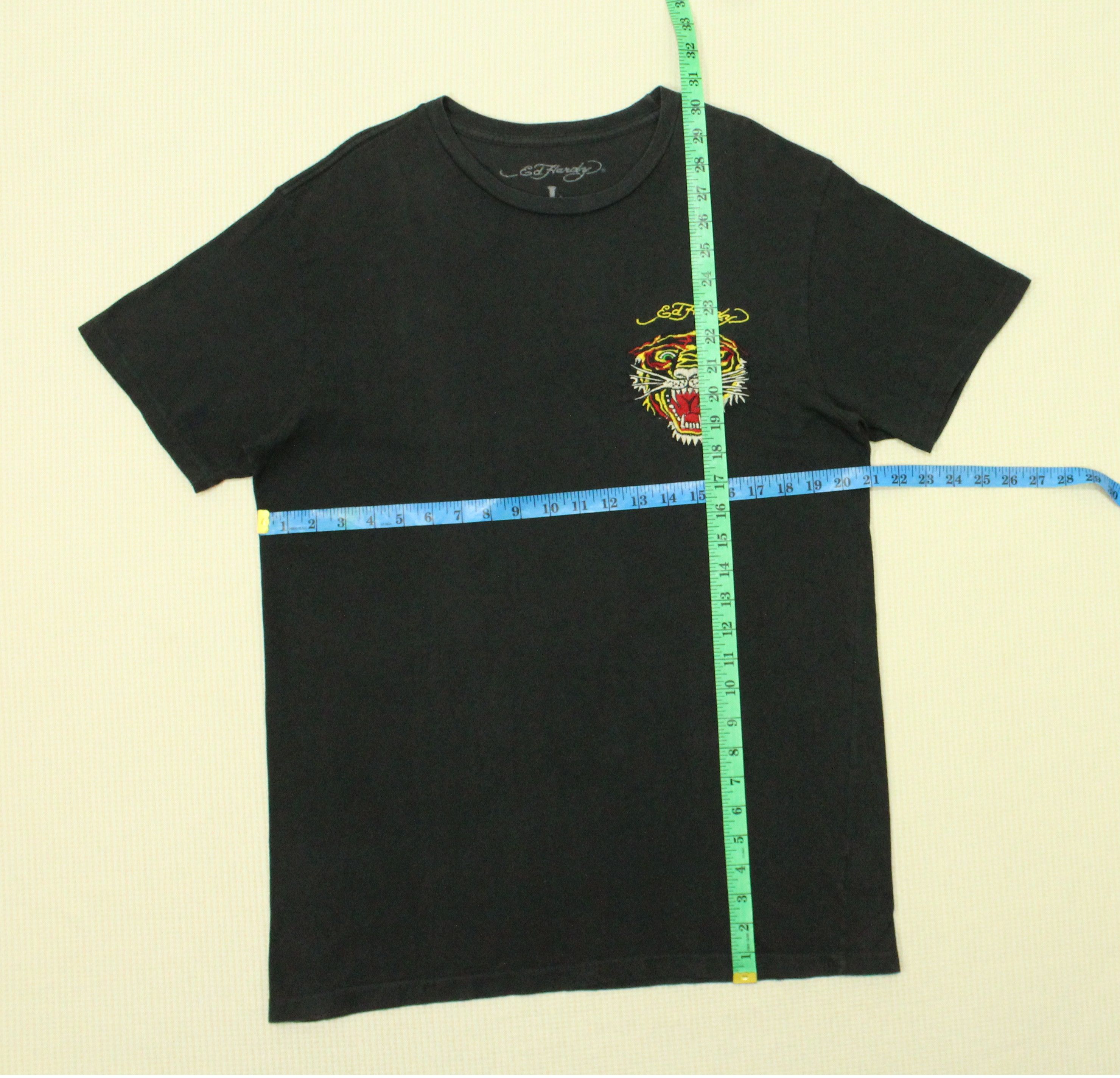 Christian Audigier ED HARDY T Shirt By Christian Audigier Embroidered Tiger Size US L / EU 52-54 / 3 - 9 Thumbnail