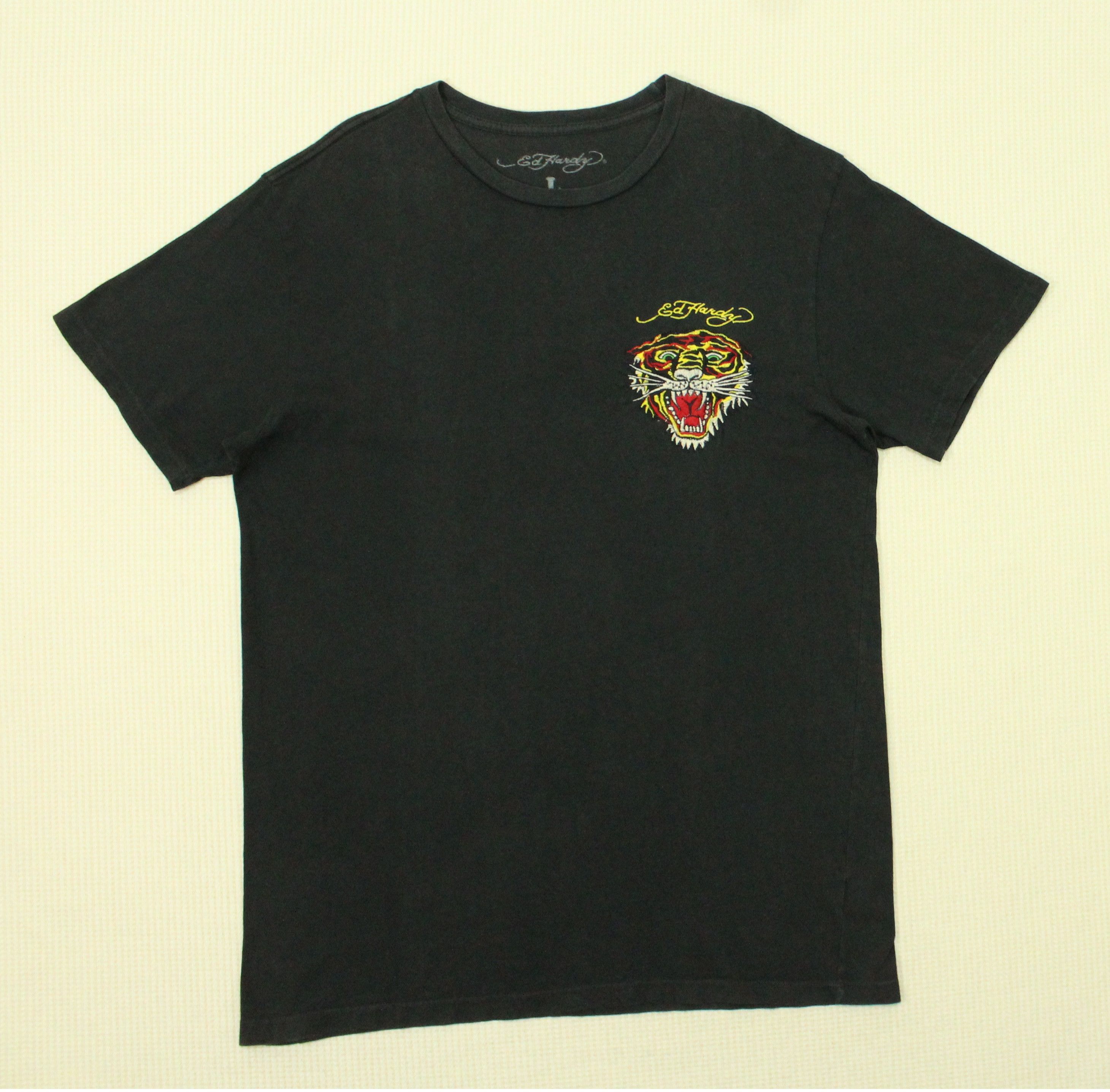 Christian Audigier ED HARDY T Shirt By Christian Audigier Embroidered Tiger Size US L / EU 52-54 / 3 - 4 Thumbnail