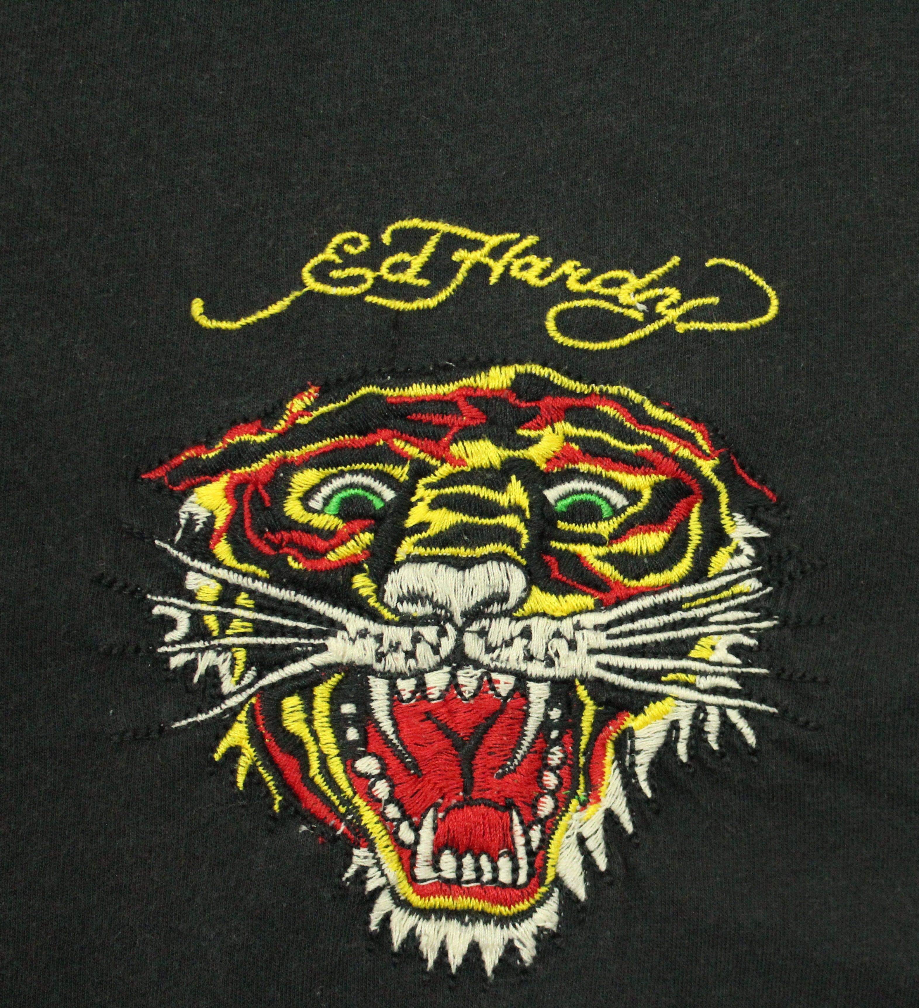 Christian Audigier ED HARDY T Shirt By Christian Audigier Embroidered Tiger Size US L / EU 52-54 / 3 - 5 Thumbnail