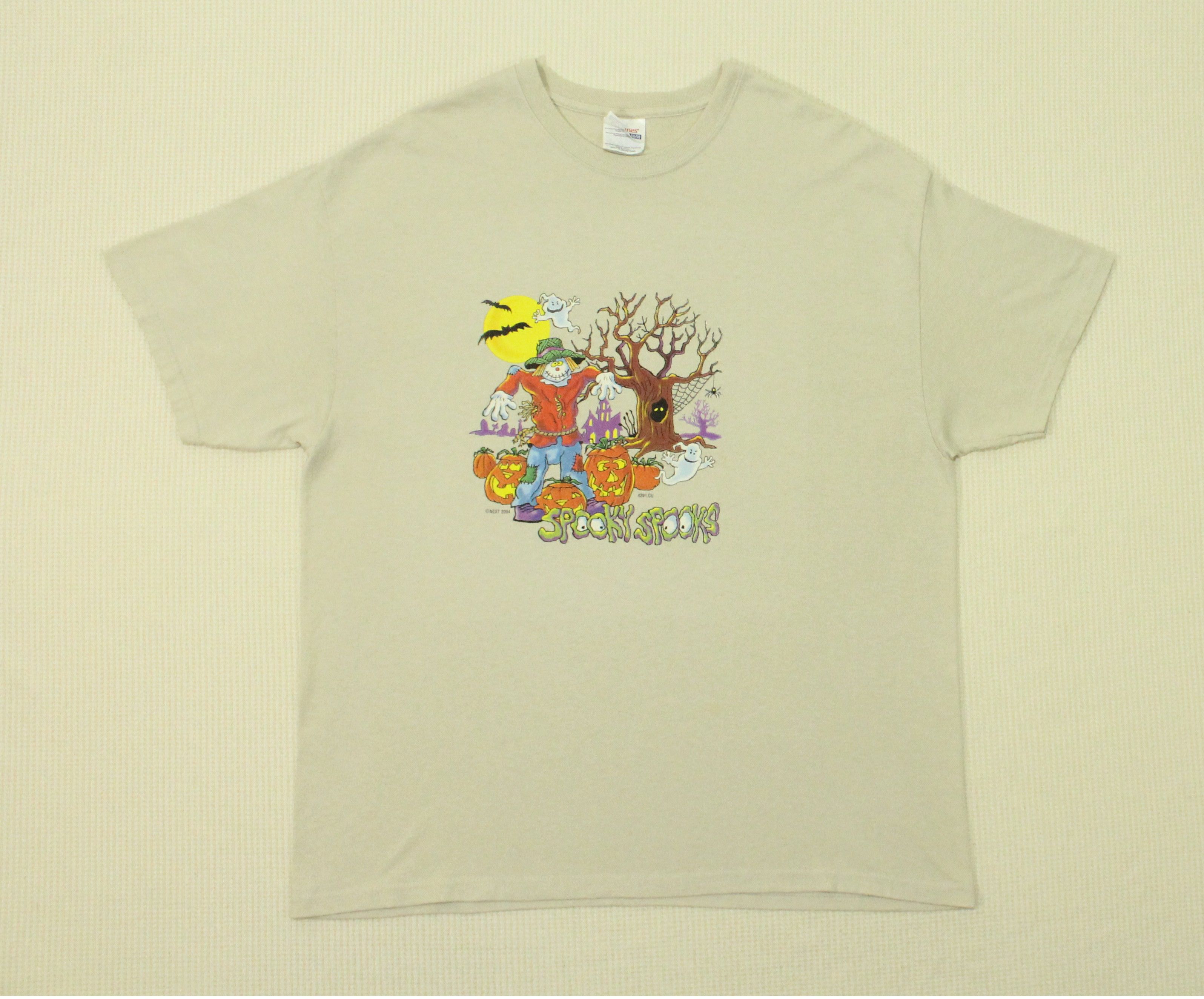 Expert Horror × Vintage Vintage SPOOKY SPOOKS T Shirt Halloween Ghost Puppet Horror Size US XL / EU 56 / 4 - 4 Thumbnail