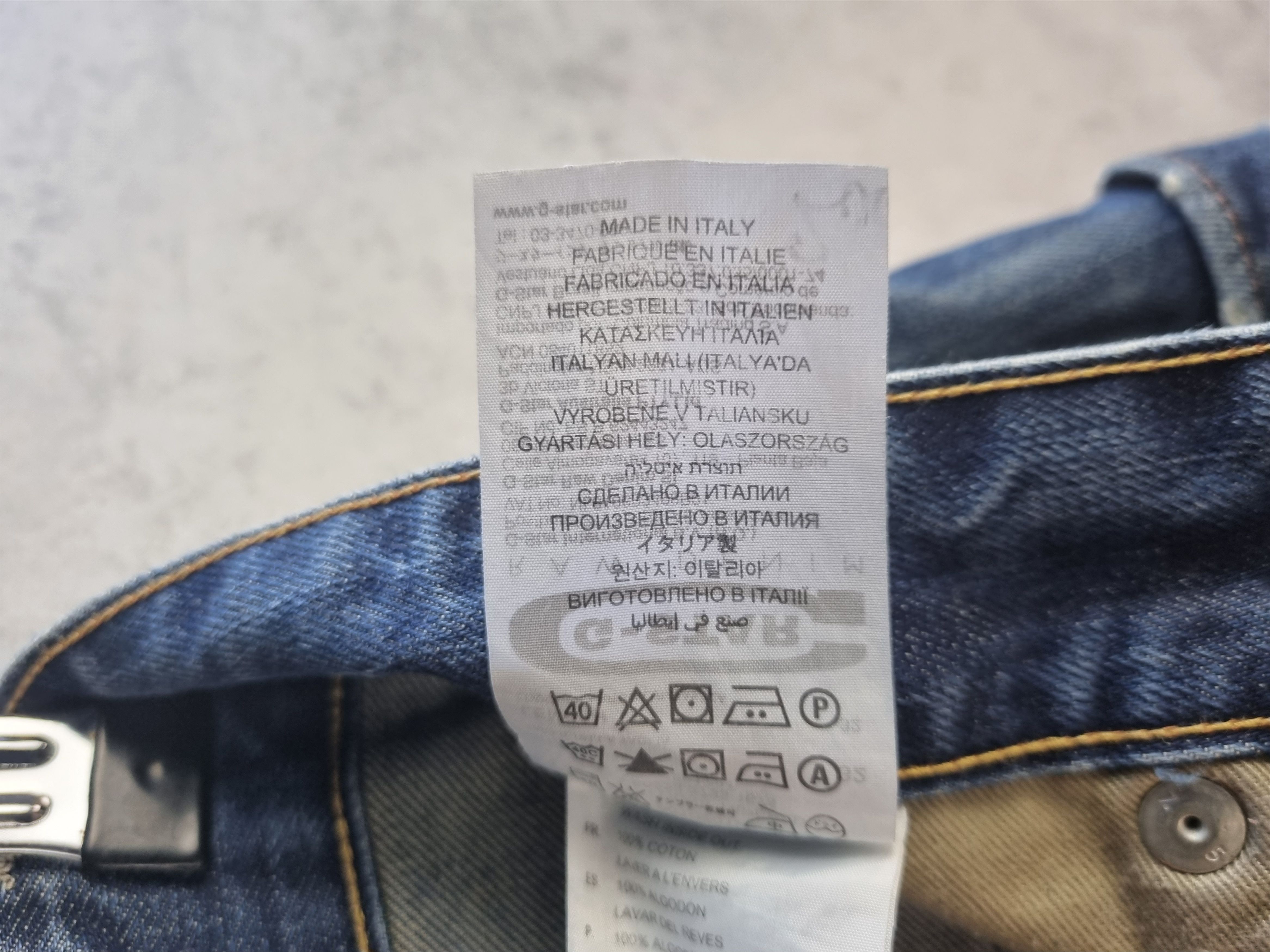 G-Star G STAR Arc Loose Ripped Tapered Denim Jeans Size US 32 / EU 48 - 8 Thumbnail