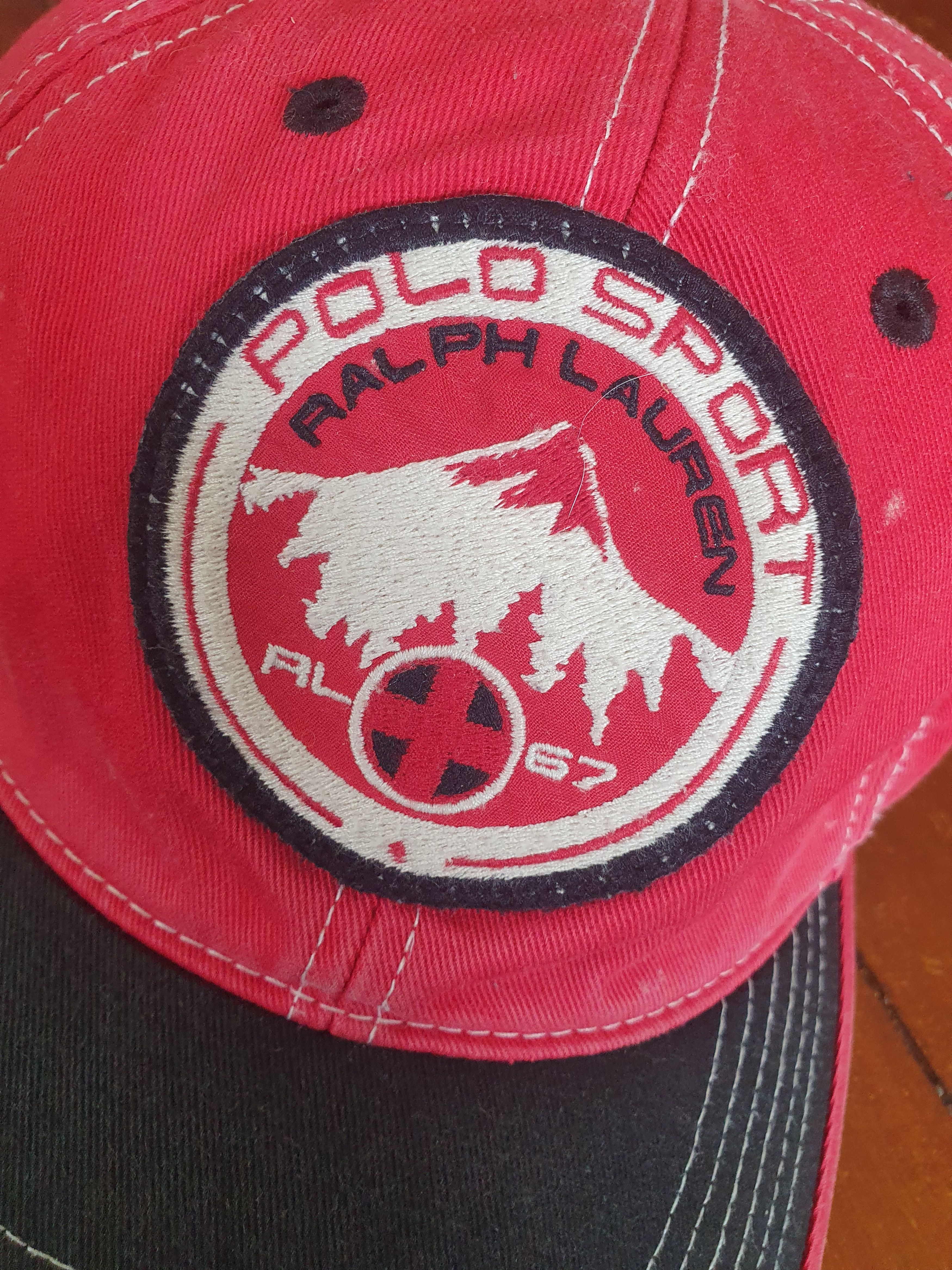 Polo Ralph Lauren × Vintage Polo Sport Ralph Lauren Vtg Mountain Cookie Patch strapback Size ONE SIZE - 3 Thumbnail