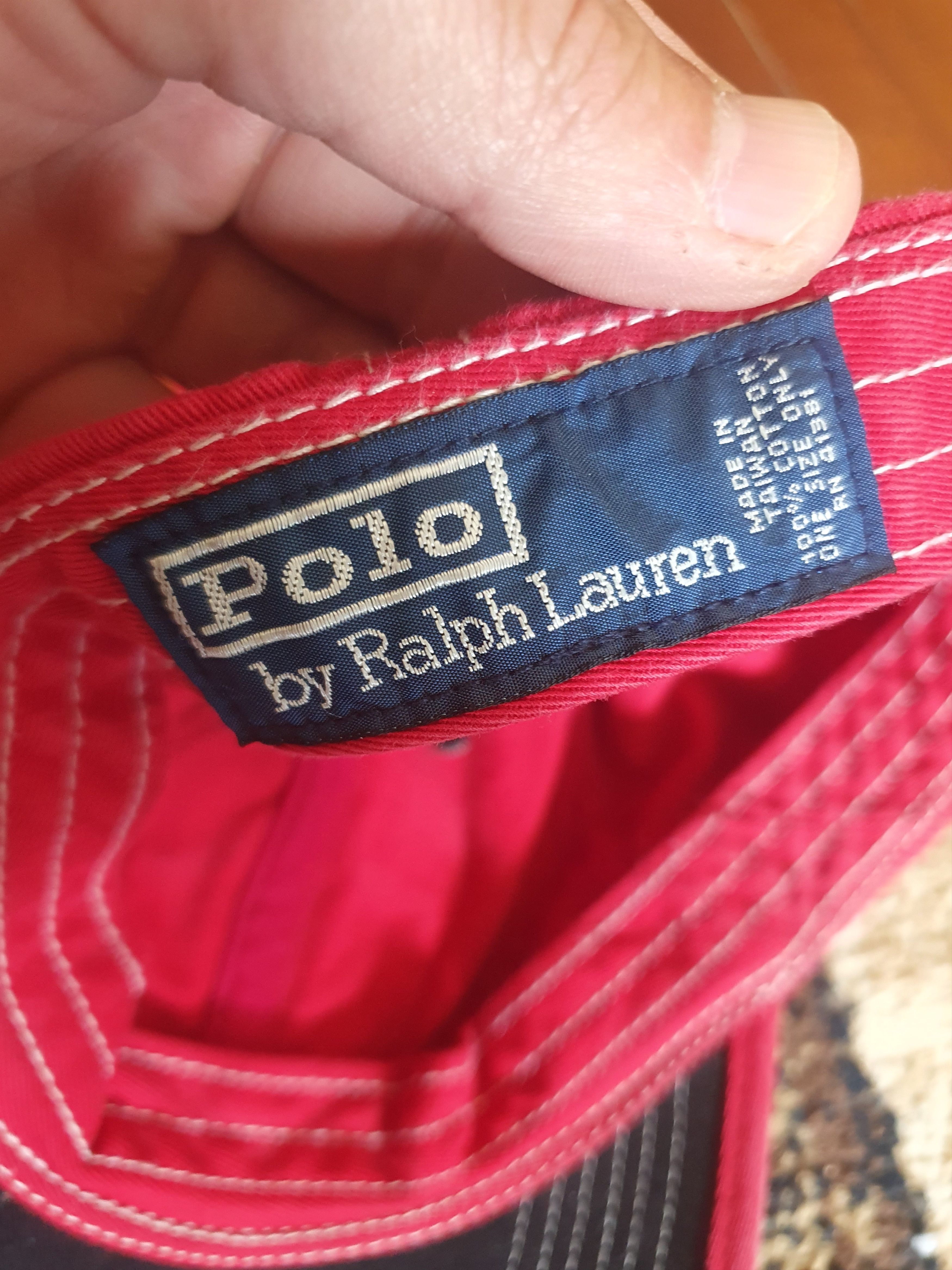Polo Ralph Lauren × Vintage Polo Sport Ralph Lauren Vtg Mountain Cookie Patch strapback Size ONE SIZE - 11 Thumbnail