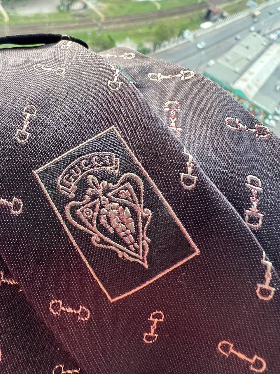 Gucci Gucci Tie Monogram Silk Size ONE SIZE - 13 Thumbnail