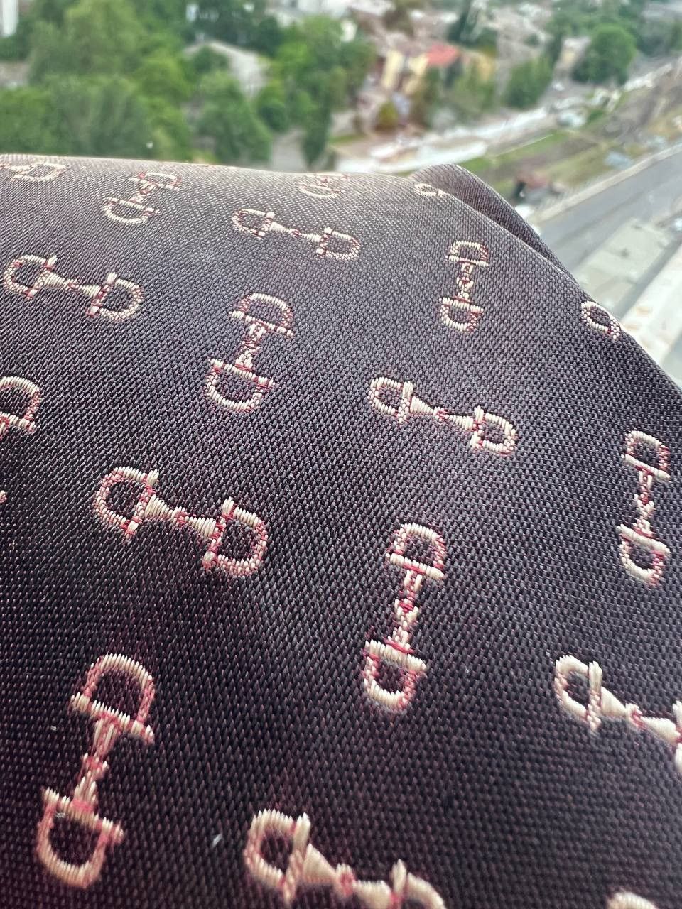 Gucci Gucci Tie Monogram Silk Size ONE SIZE - 14 Thumbnail