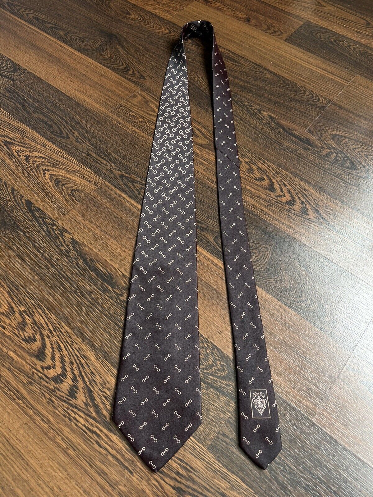 Gucci Gucci Tie Monogram Silk Size ONE SIZE - 7 Thumbnail
