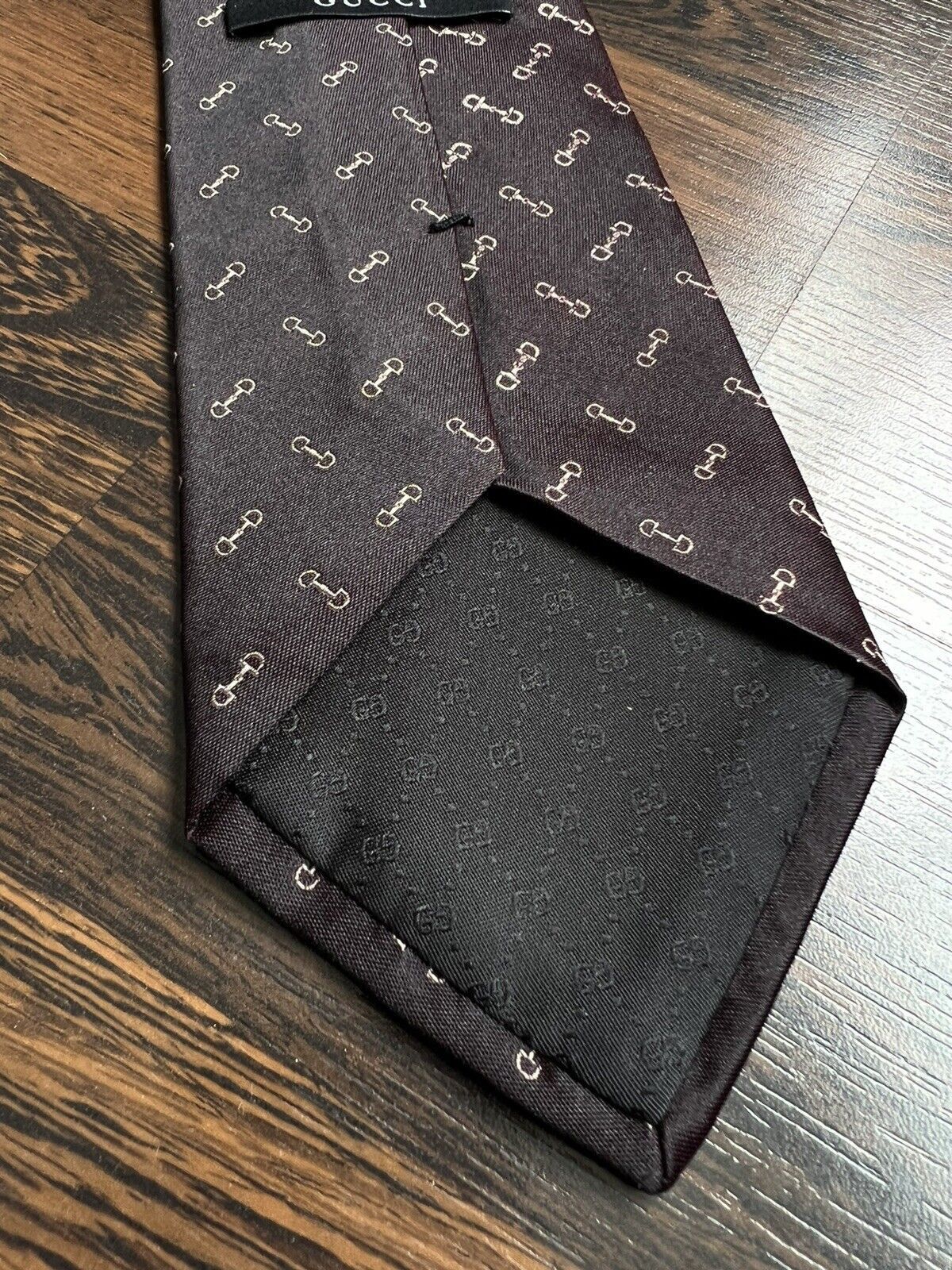 Gucci Gucci Tie Monogram Silk Size ONE SIZE - 6 Thumbnail