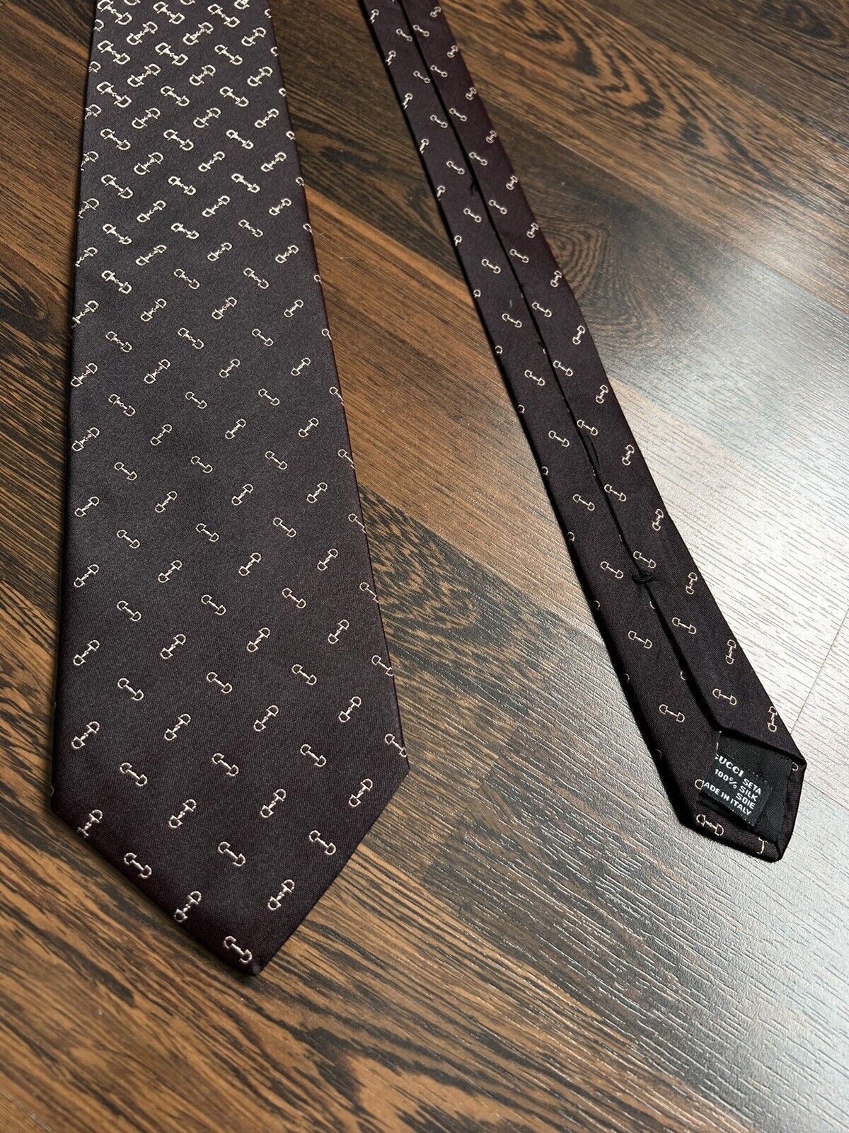 Gucci Gucci Tie Monogram Silk Size ONE SIZE - 2 Thumbnail