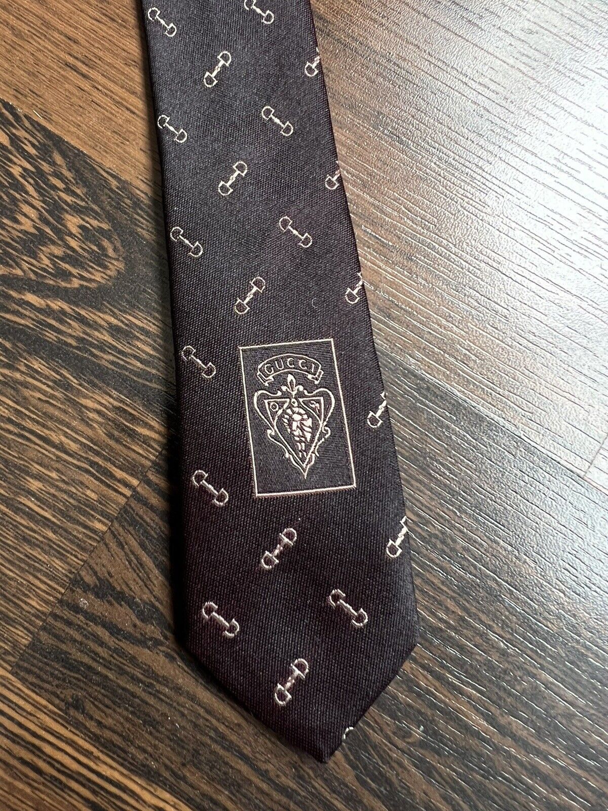 Gucci Gucci Tie Monogram Silk Size ONE SIZE - 8 Thumbnail