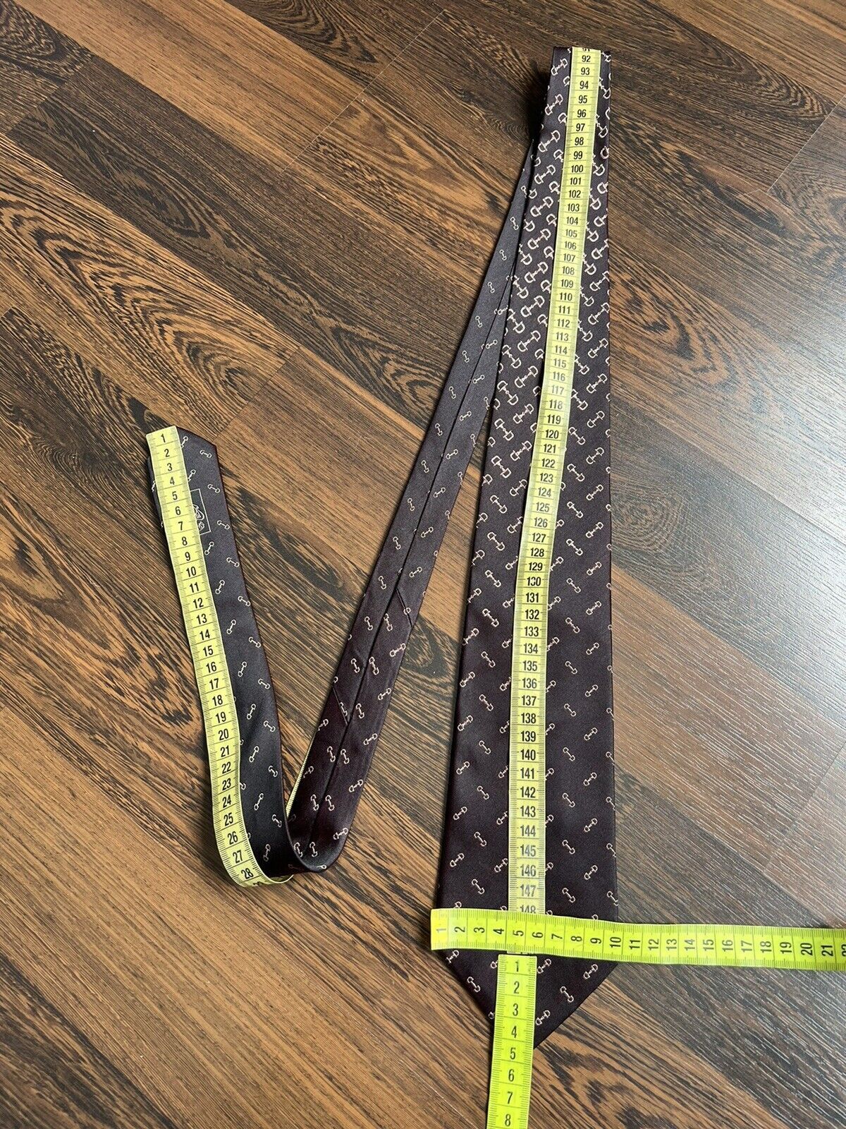Gucci Gucci Tie Monogram Silk Size ONE SIZE - 12 Thumbnail